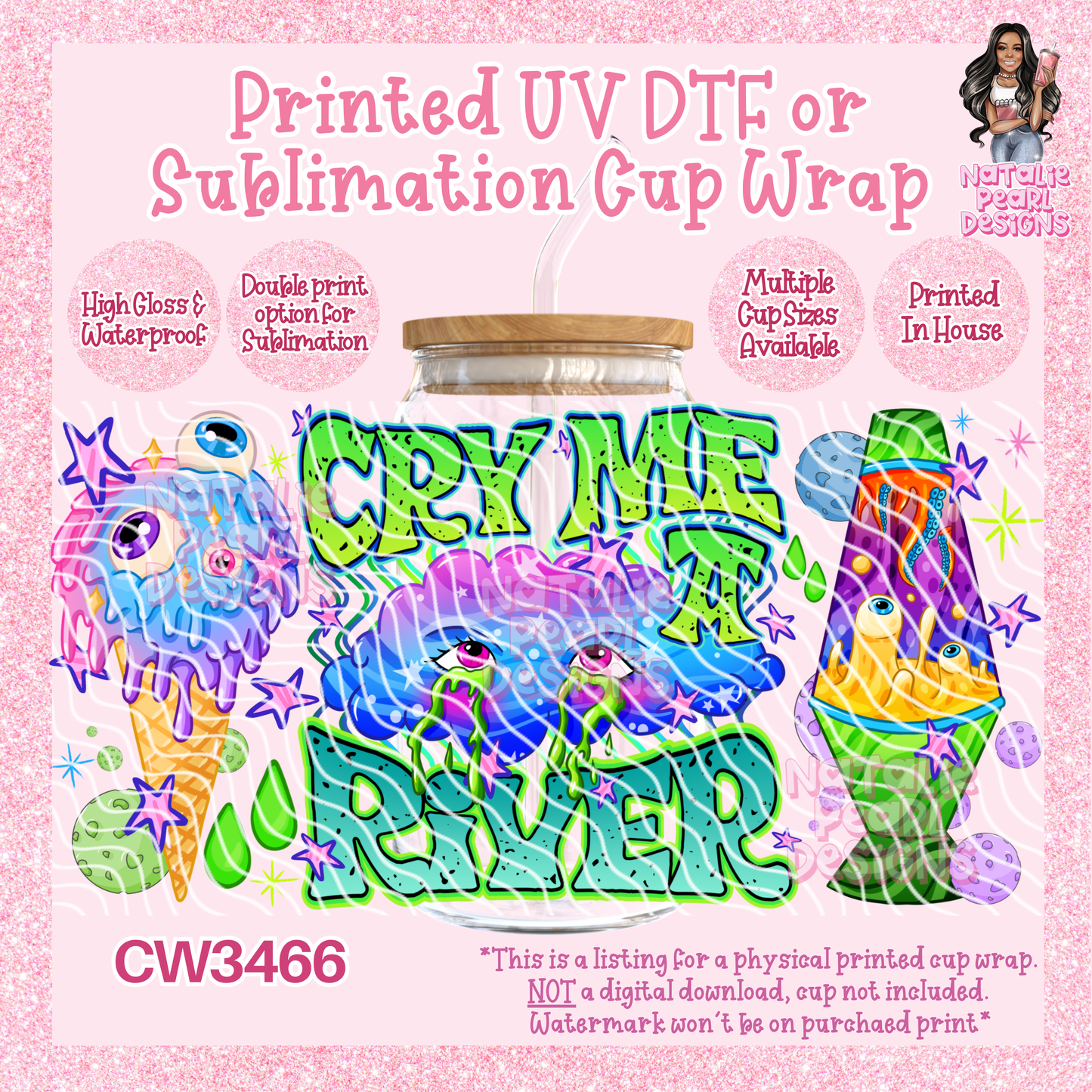 CW3466 UV DTF/SUB Cup Wraps