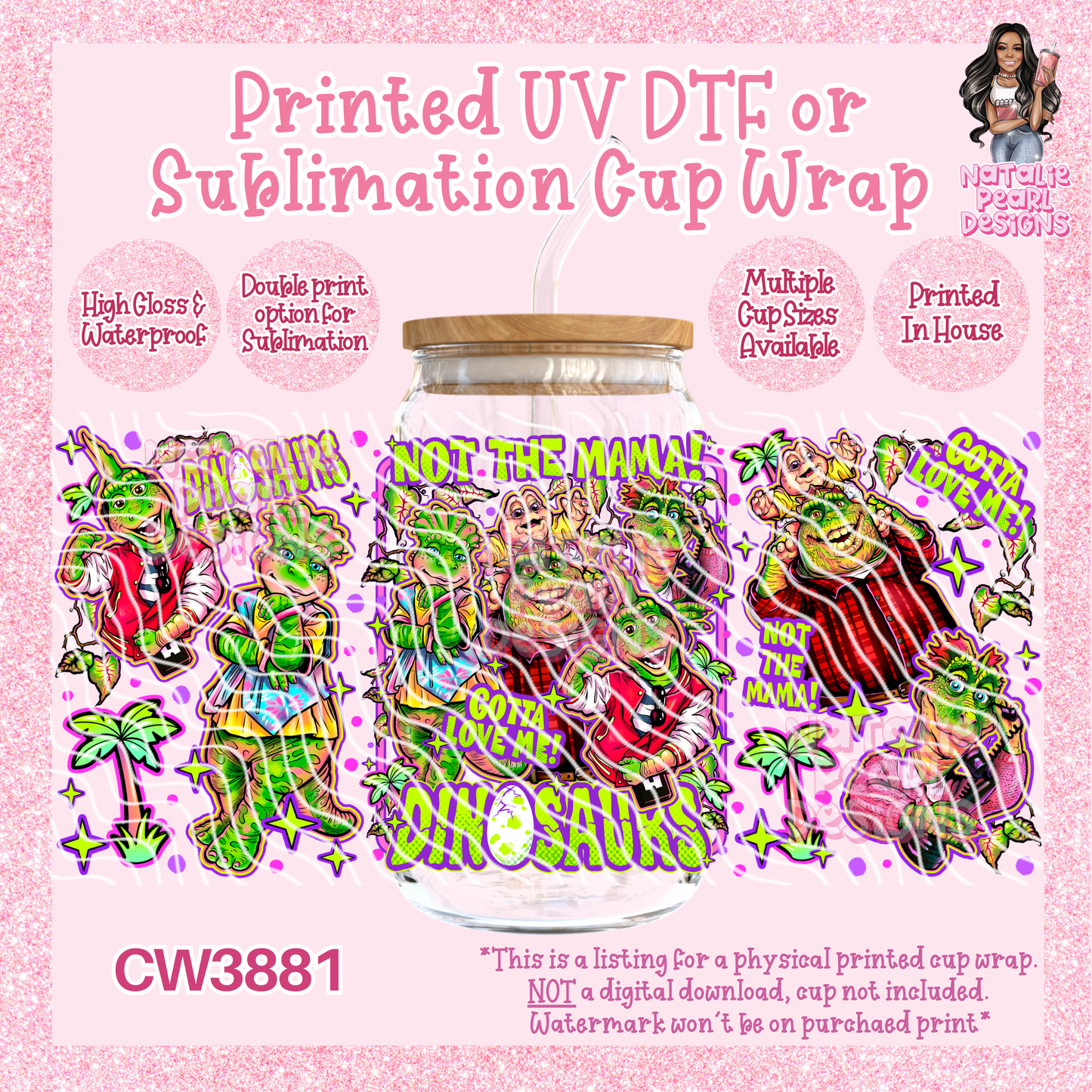 CW3881 UV DTF/SUB Cup Wraps