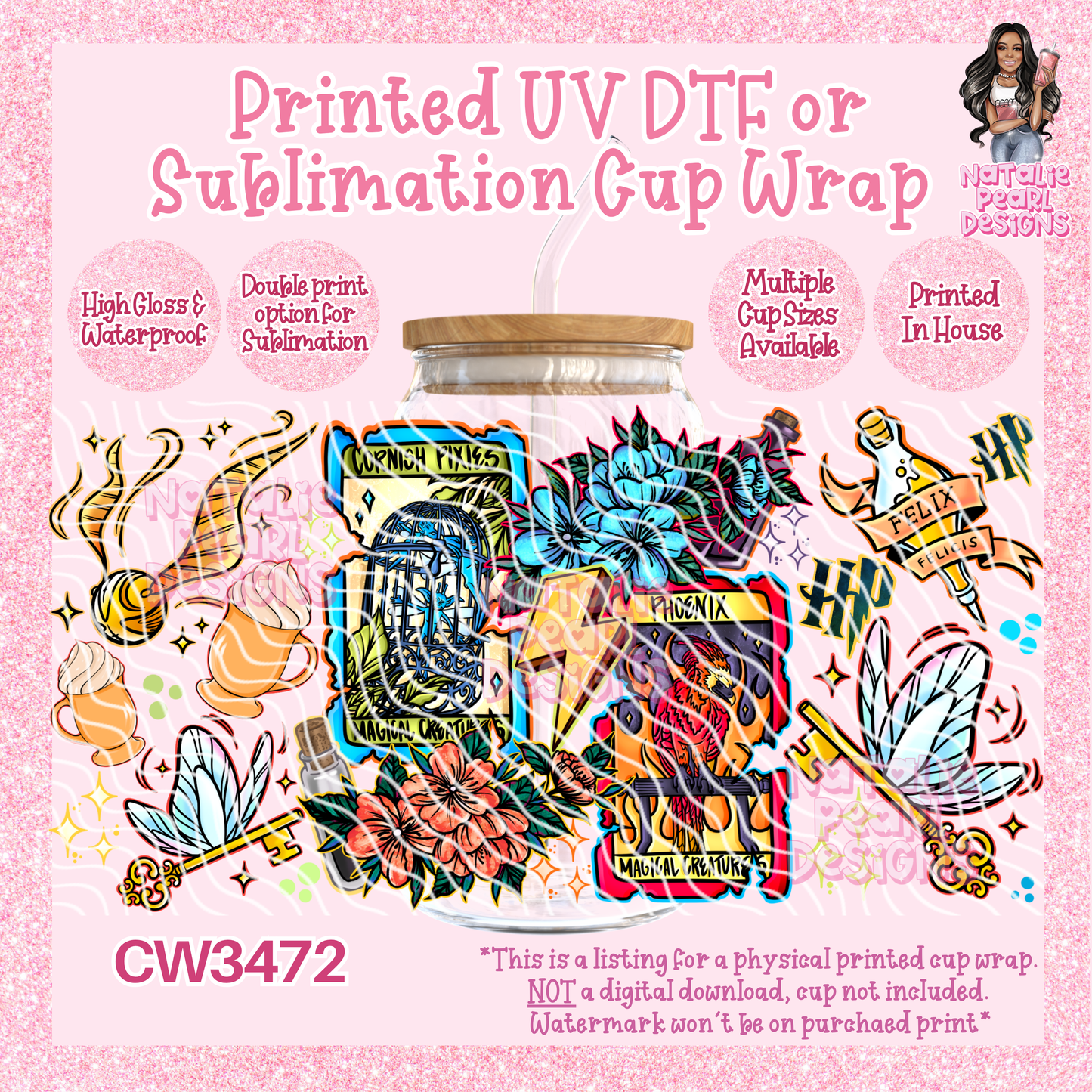 CW3472 UV DTF/SUB Cup Wraps