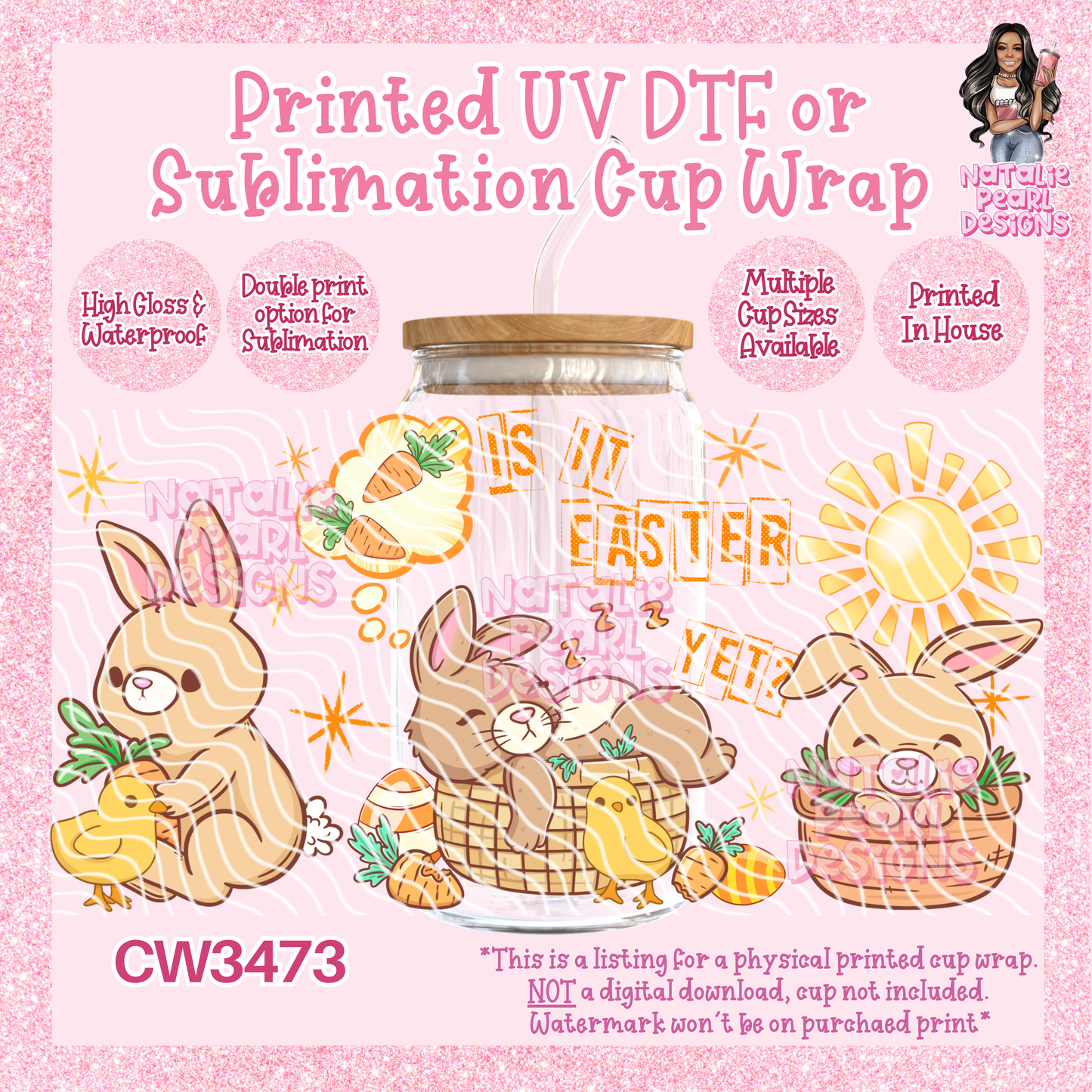 CW3473 UV DTF/SUB Cup Wraps