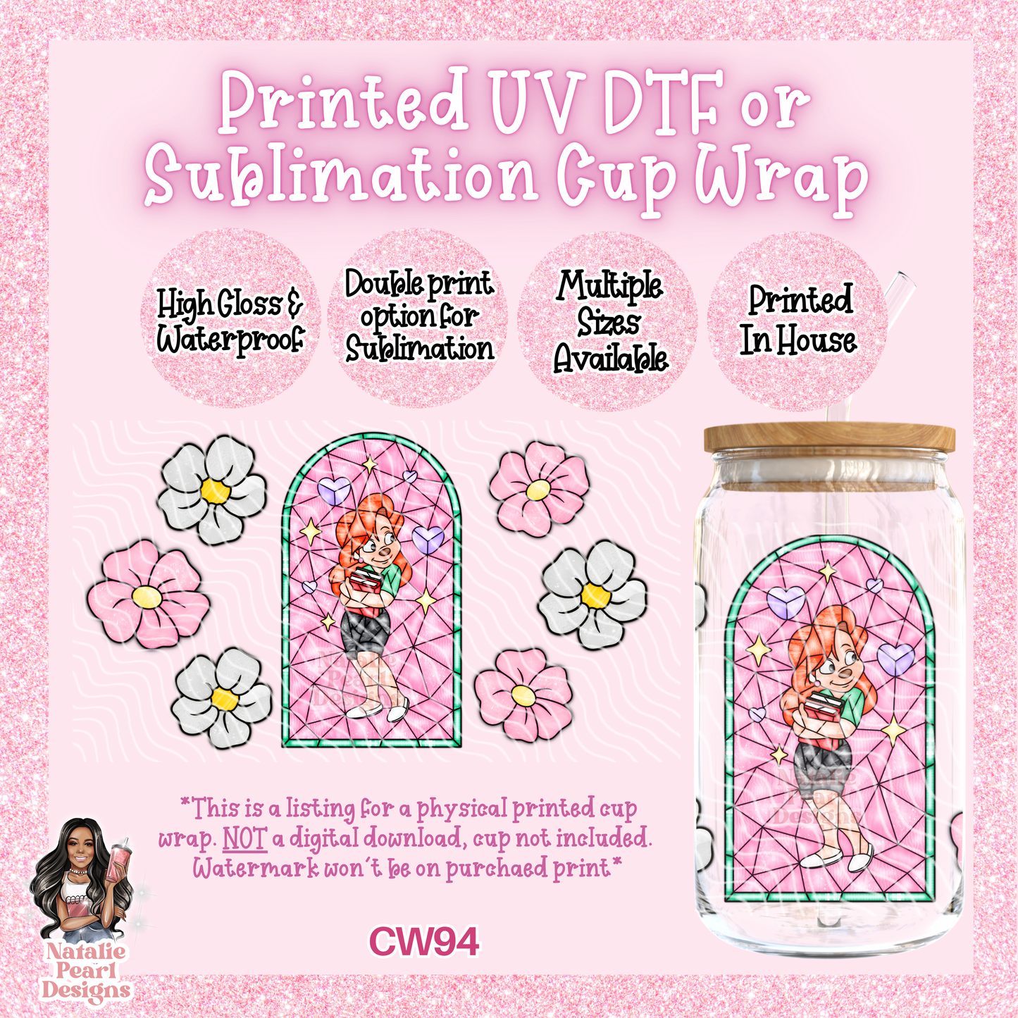 CW94 UV DTF/SUB Cup Wrap