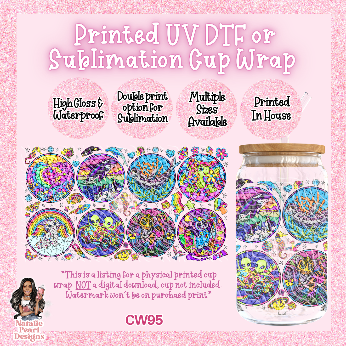 CW95 UV DTF/SUB Cup Wrap