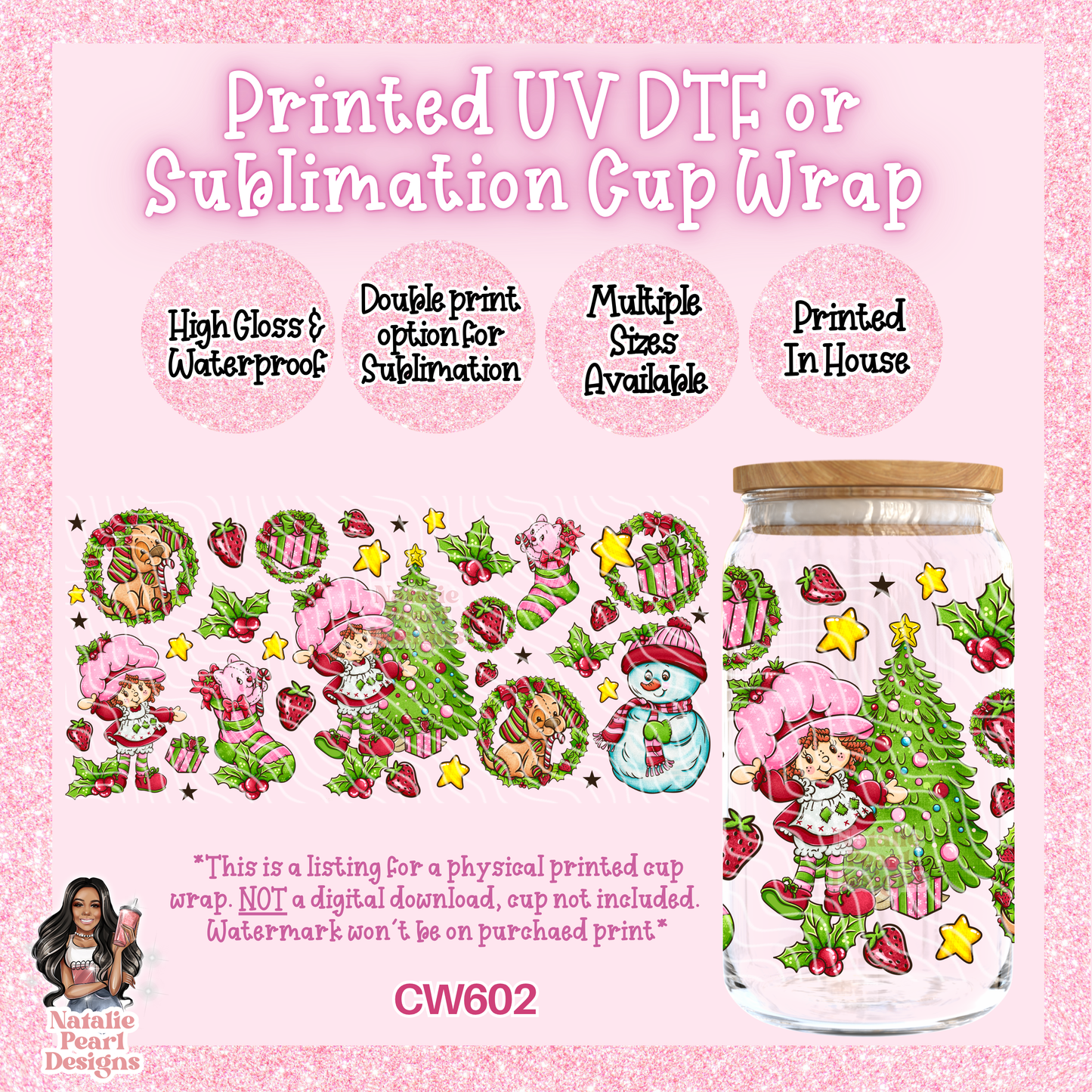 CW602 UV DTF/SUB Cup Wrap
