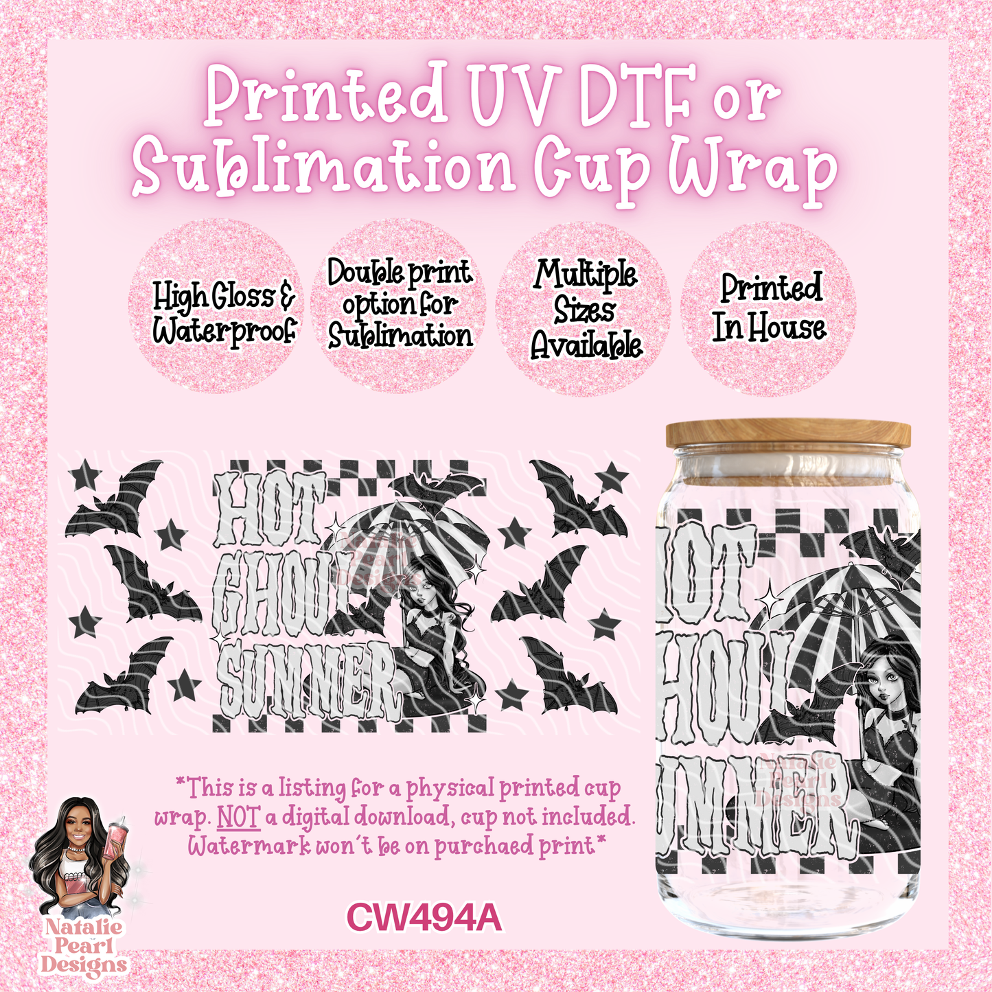 CW494A UV DTF/SUB Cup Wrap