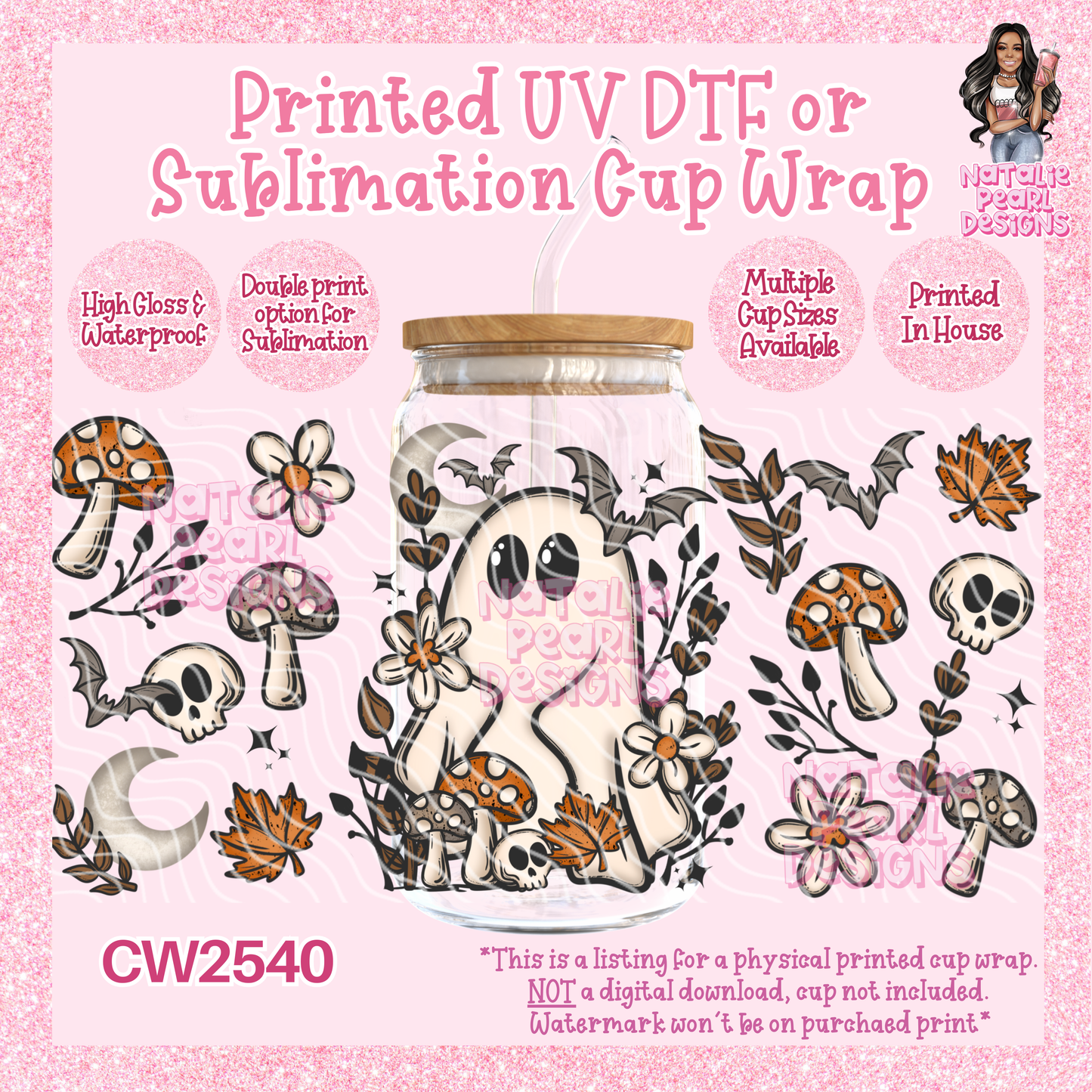 CW2540 UV DTF/SUB Cup Wraps