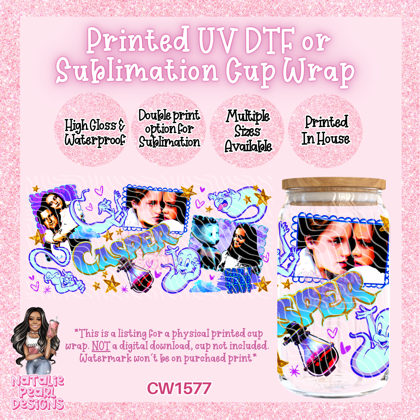 CW1577 UV DTF/SUB Cup Wrap