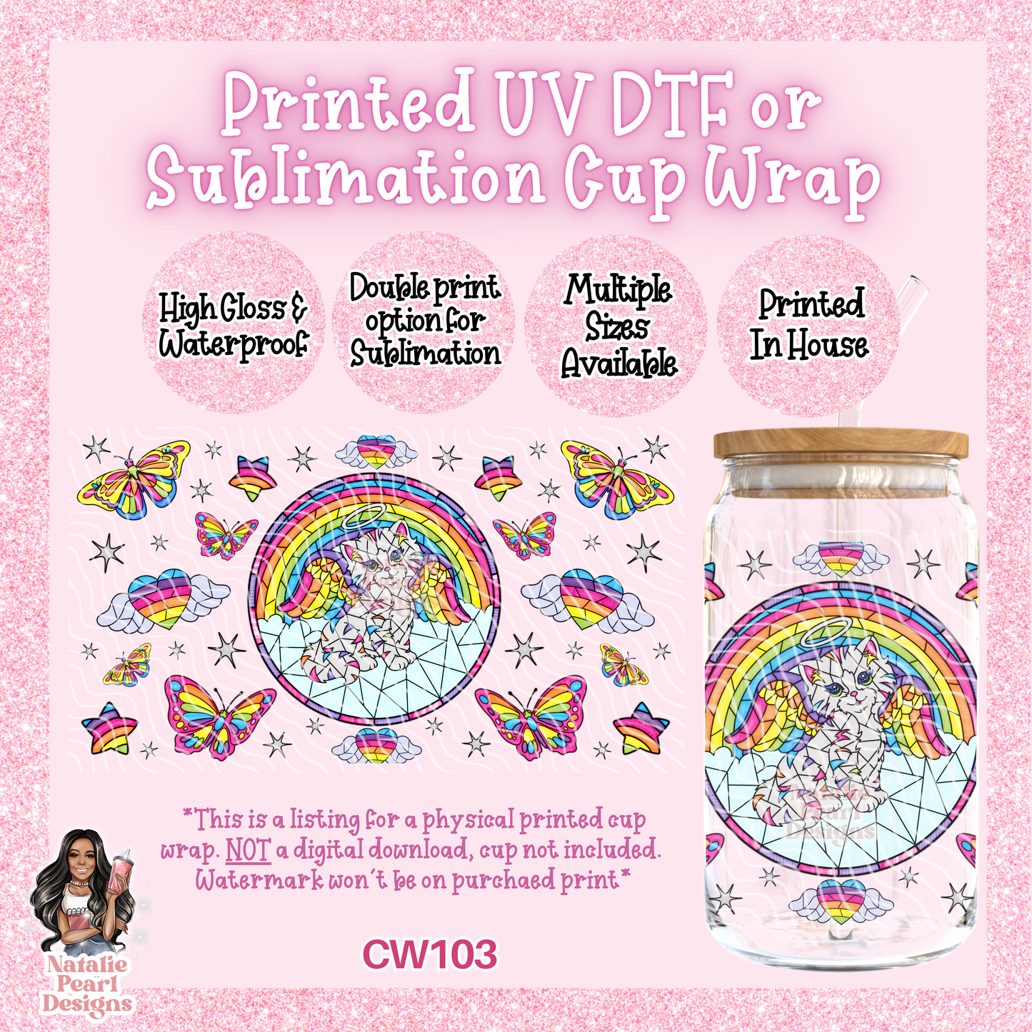 CW103 UV DTF/SUB Cup Wrap