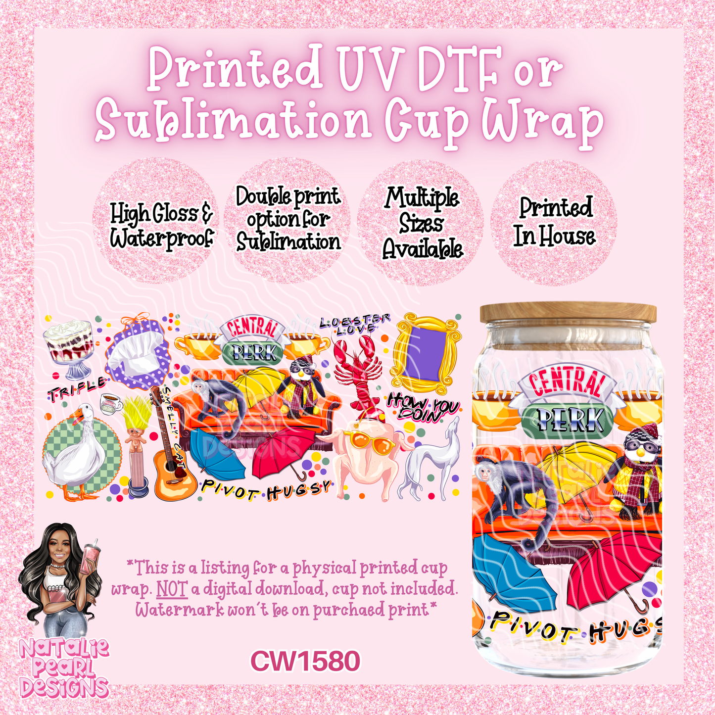 CW1580 UV DTF/SUB Cup Wrap