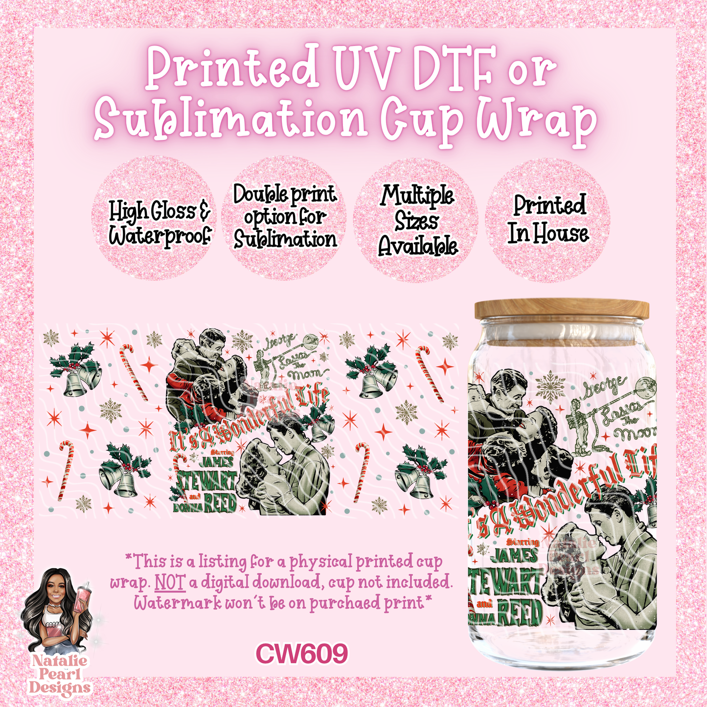 CW609 UV DTF/SUB Cup Wrap