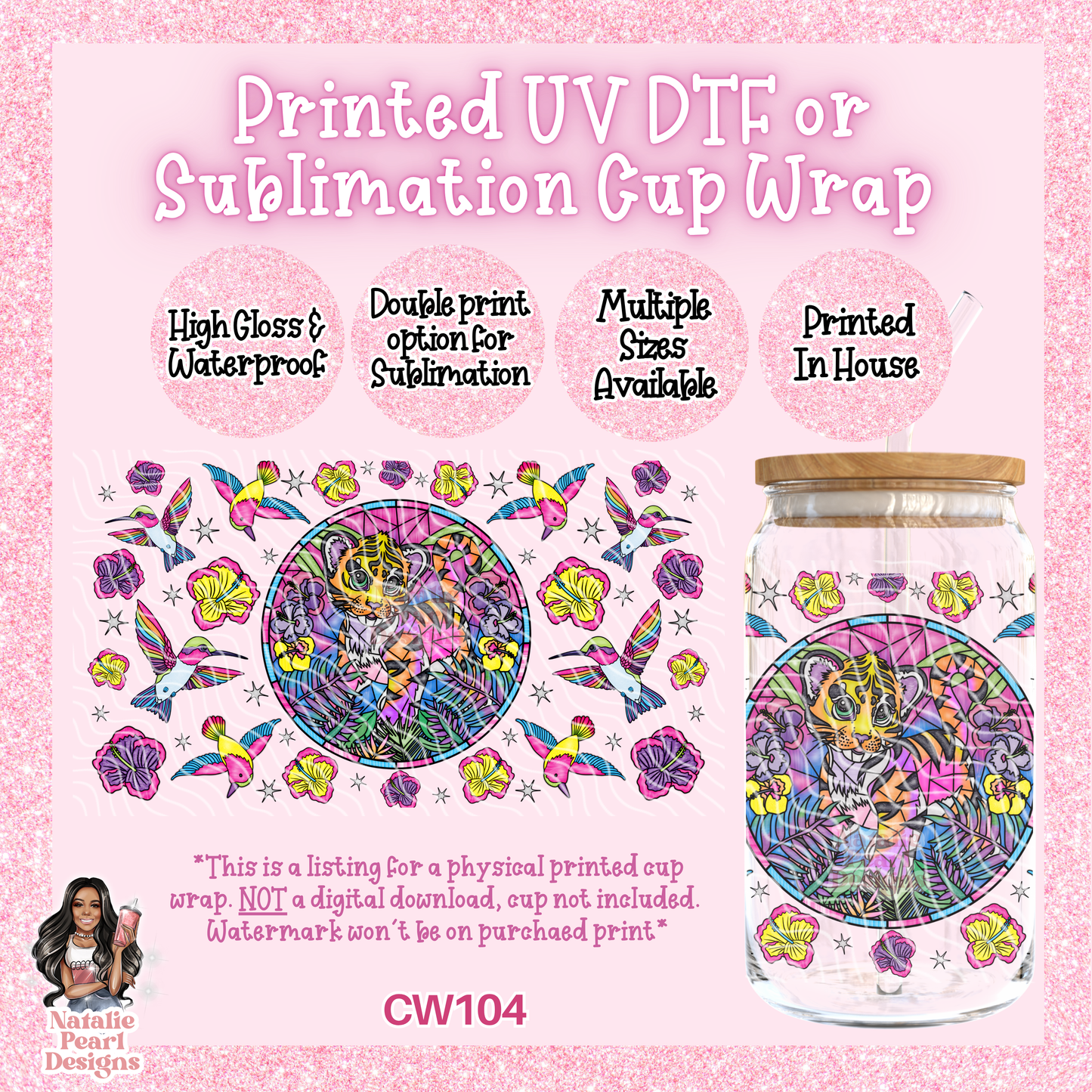 CW104 UV DTF/SUB Cup Wrap