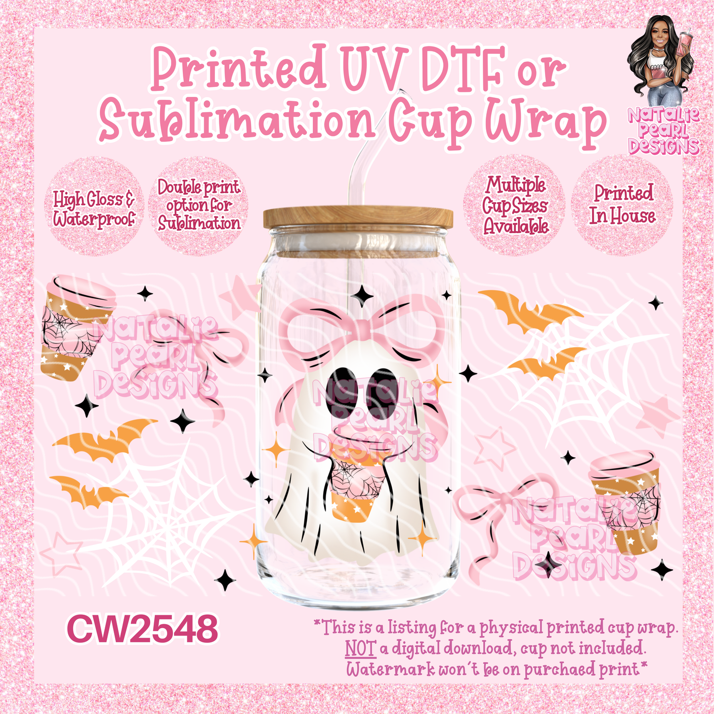 CW2548 UV DTF/SUB Cup Wraps