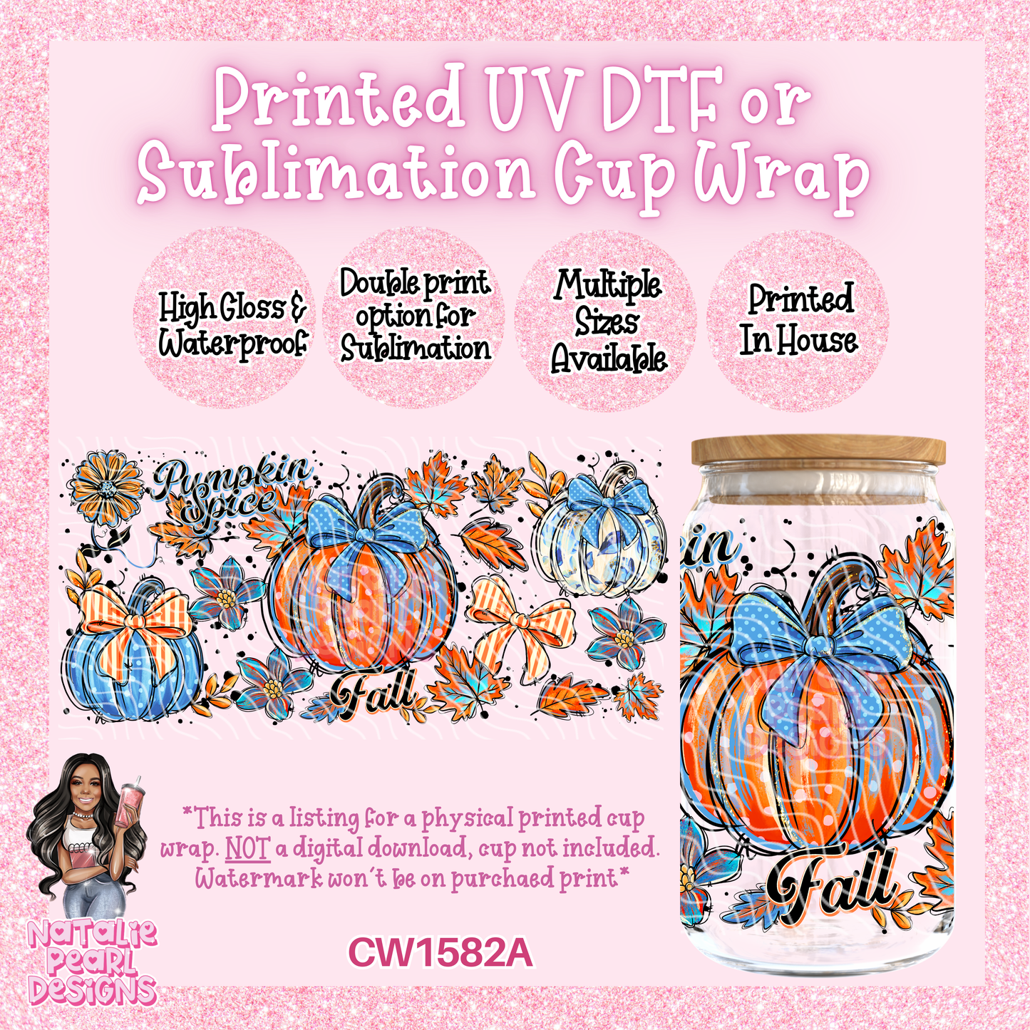 CW1582A UV DTF/SUB Cup Wrap