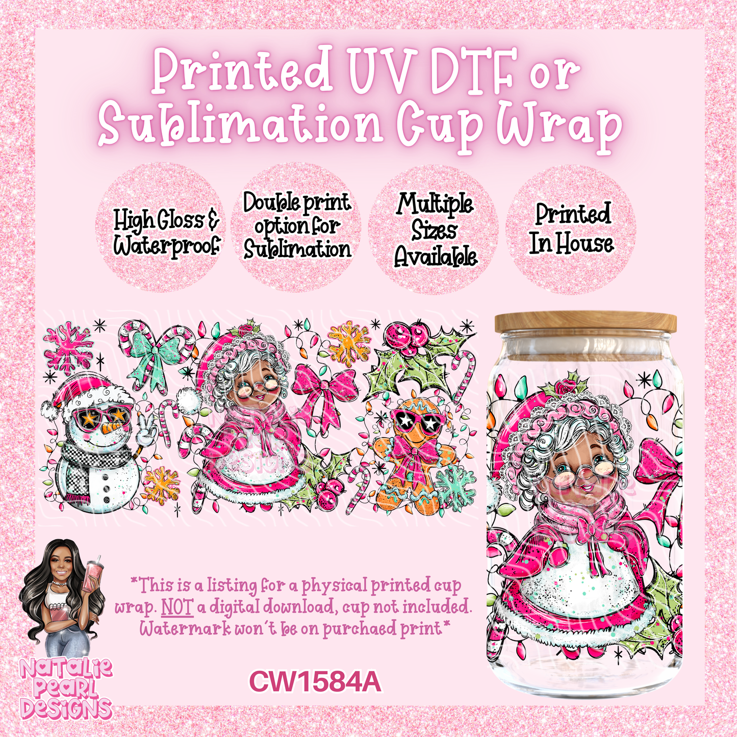 CW1584A UV DTF/SUB Cup Wraps