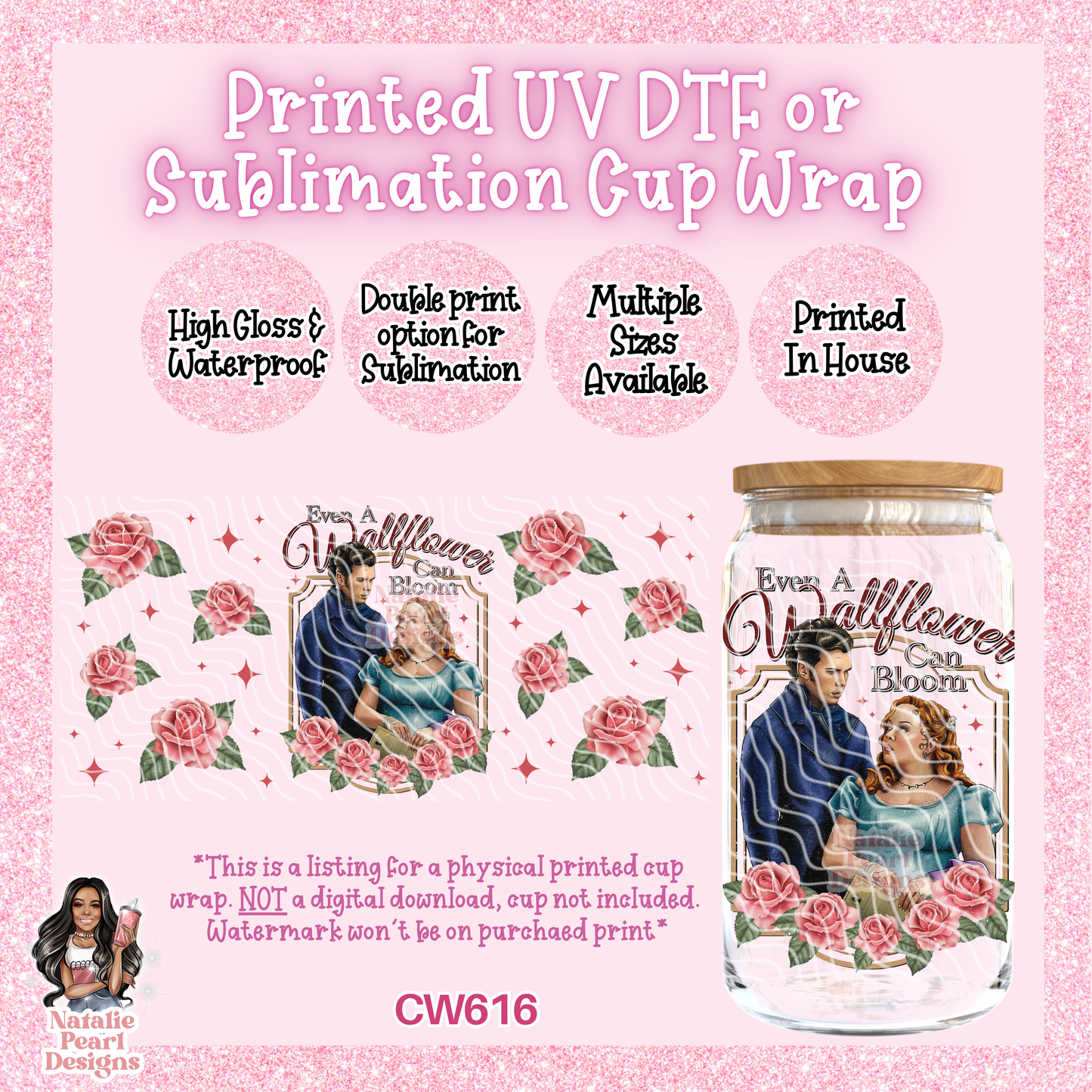 CW616 UV DTF/SUB Cup Wrap