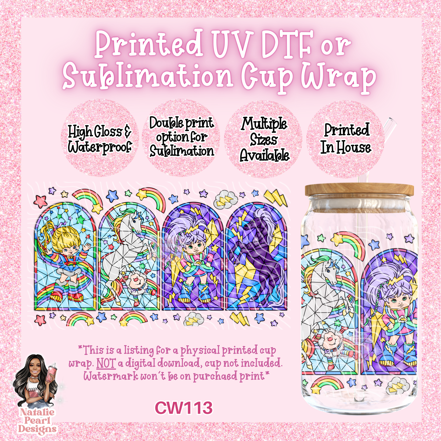 CW113 UV DTF/SUB Cup Wrap