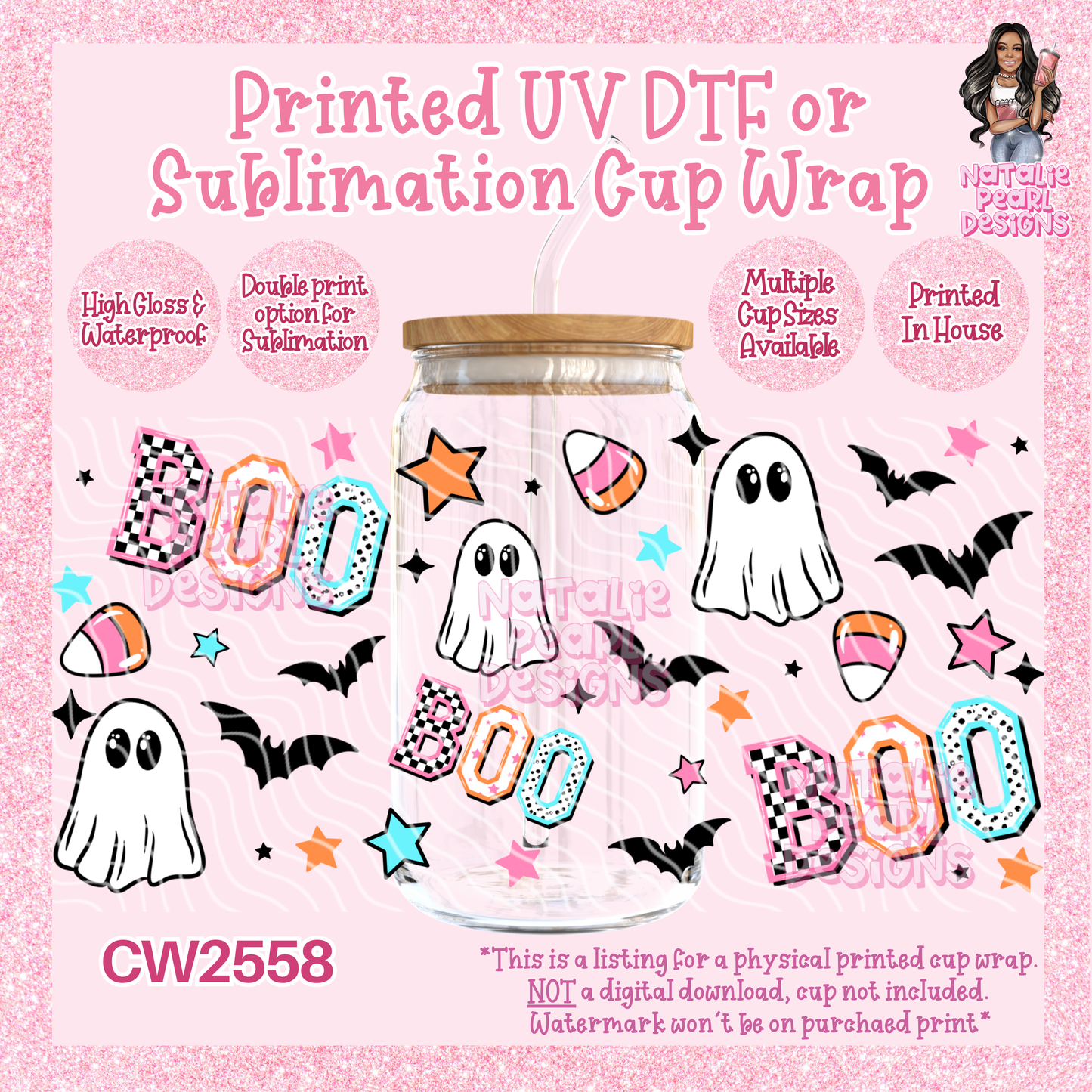 CW2558 UV DTF/SUB Cup Wraps