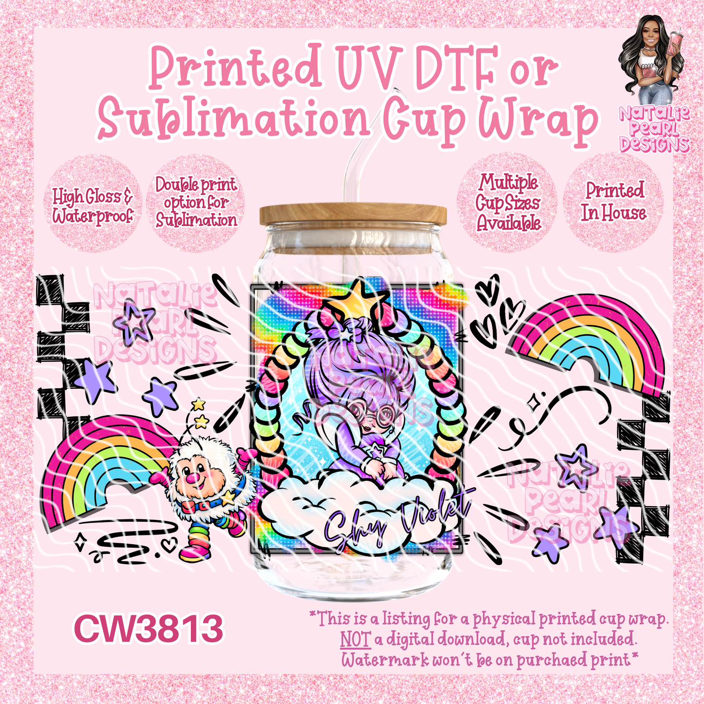 CW3813 UV DTF/SUB Cup Wraps