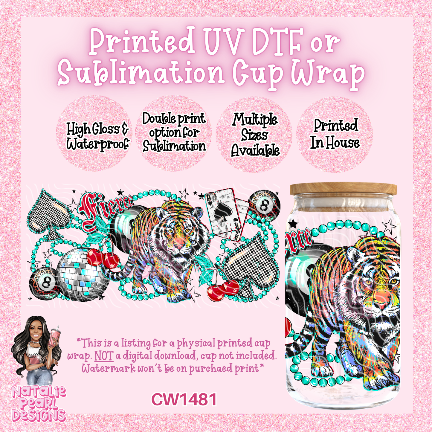CW1481 UV DTF/SUB Cup Wrap