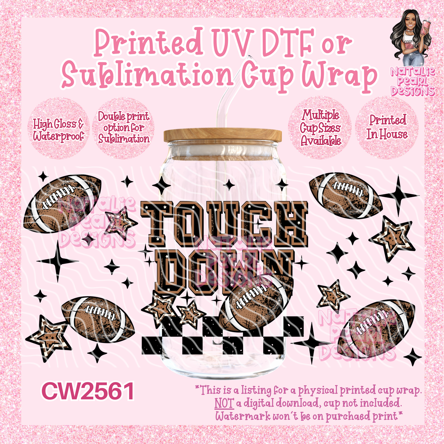 CW2561 UV DTF/SUB Cup Wraps