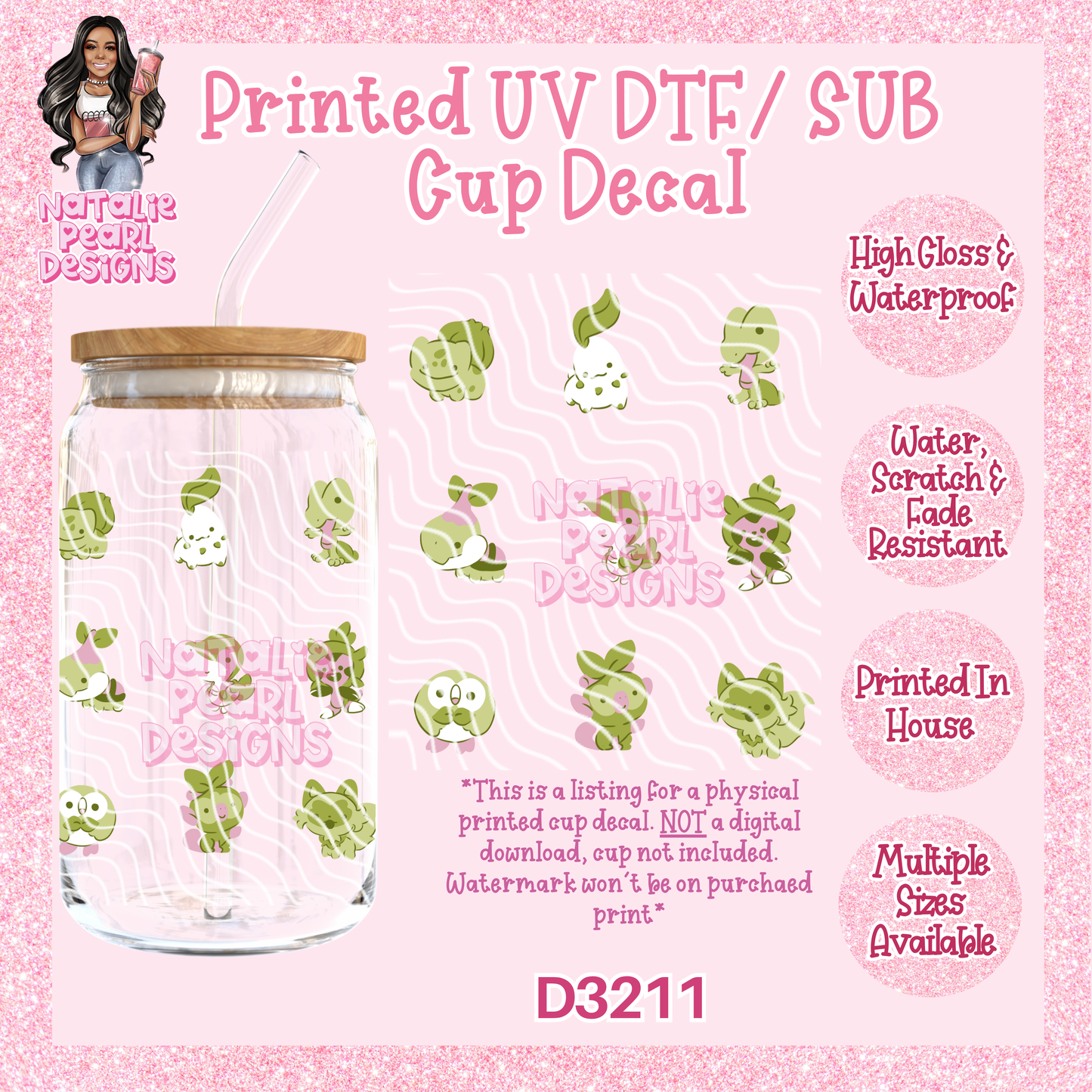 D3211 UV DTF/Sub Decal