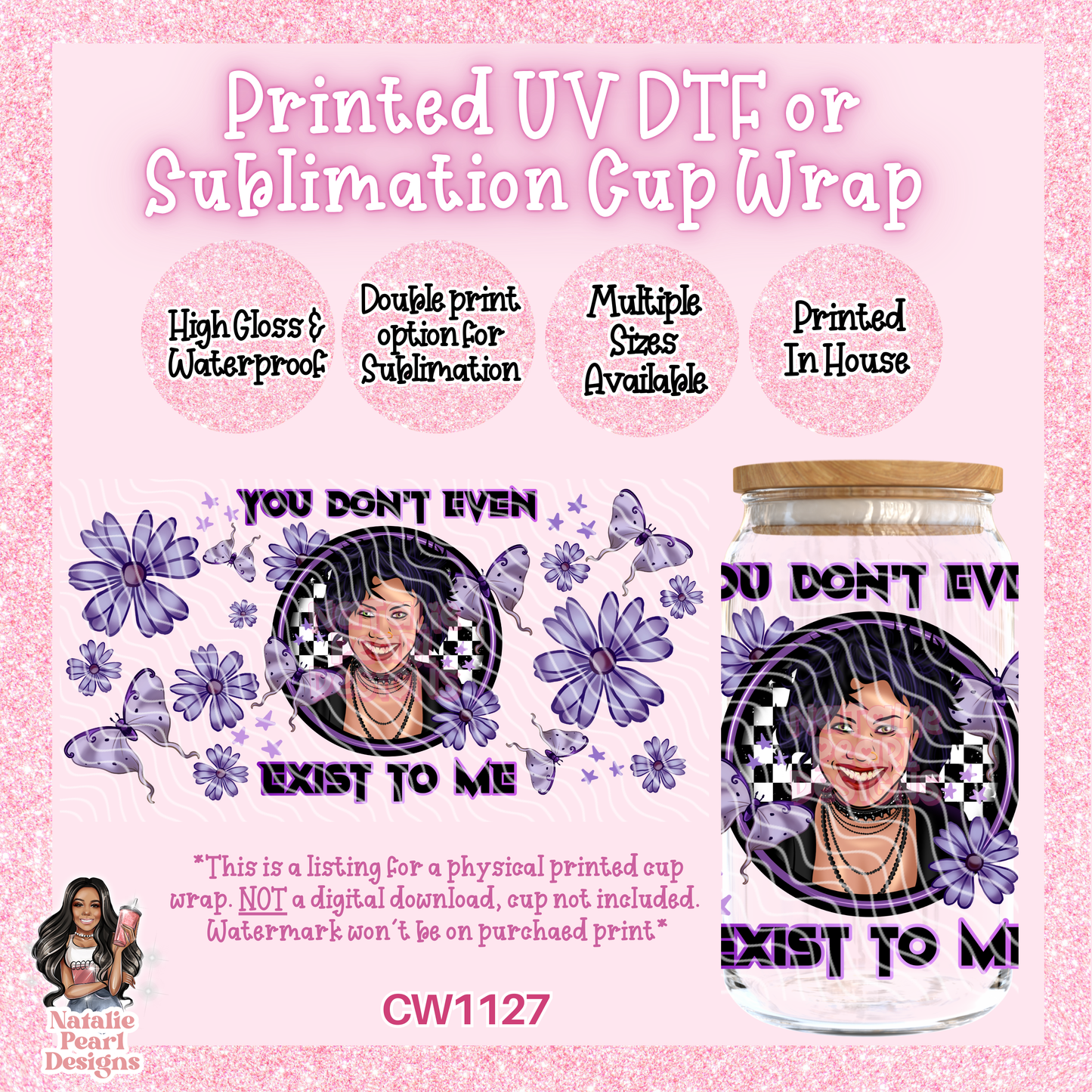 CW1127 UV DTF/SUB Cup Wrap