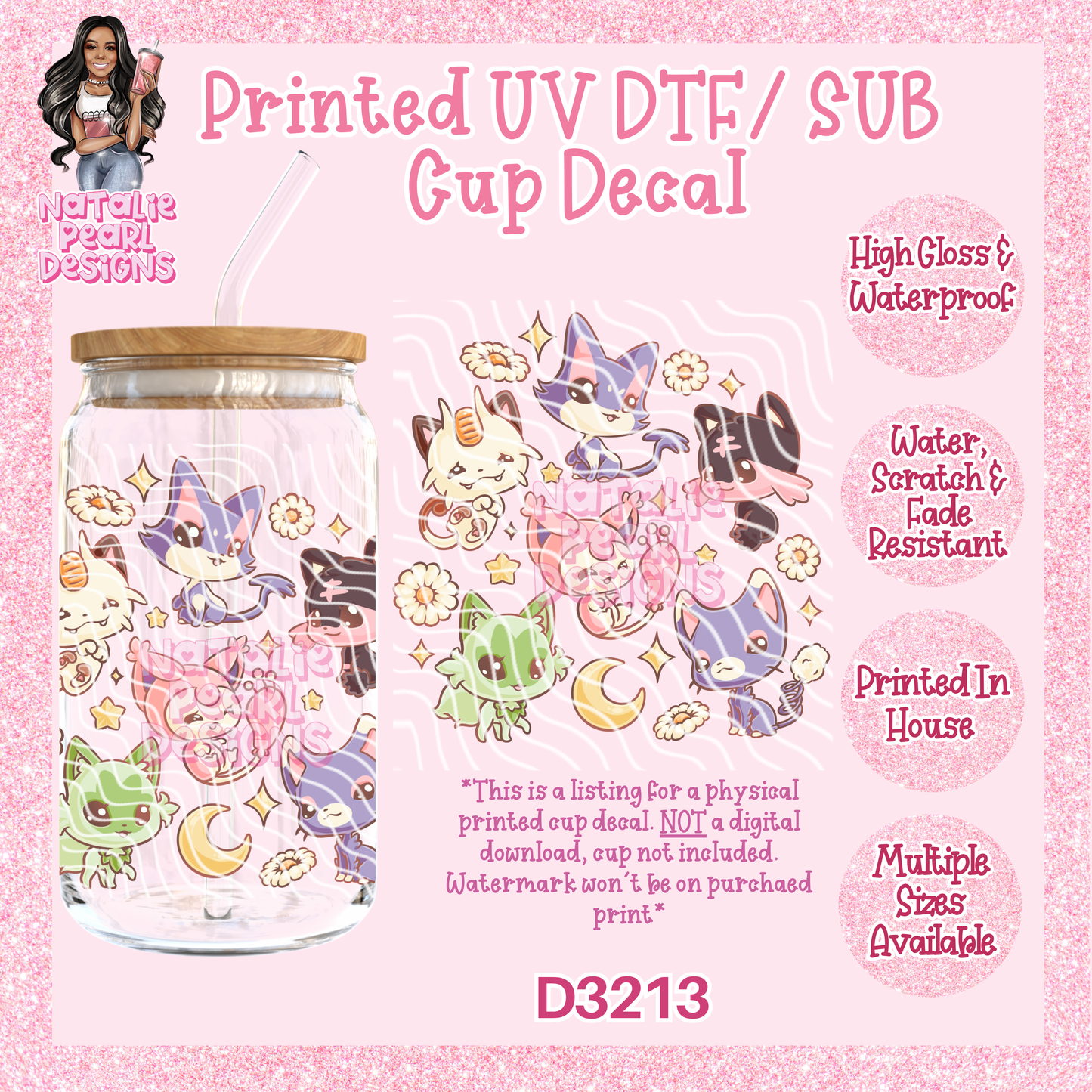 D3213 UV DTF/Sub Decal