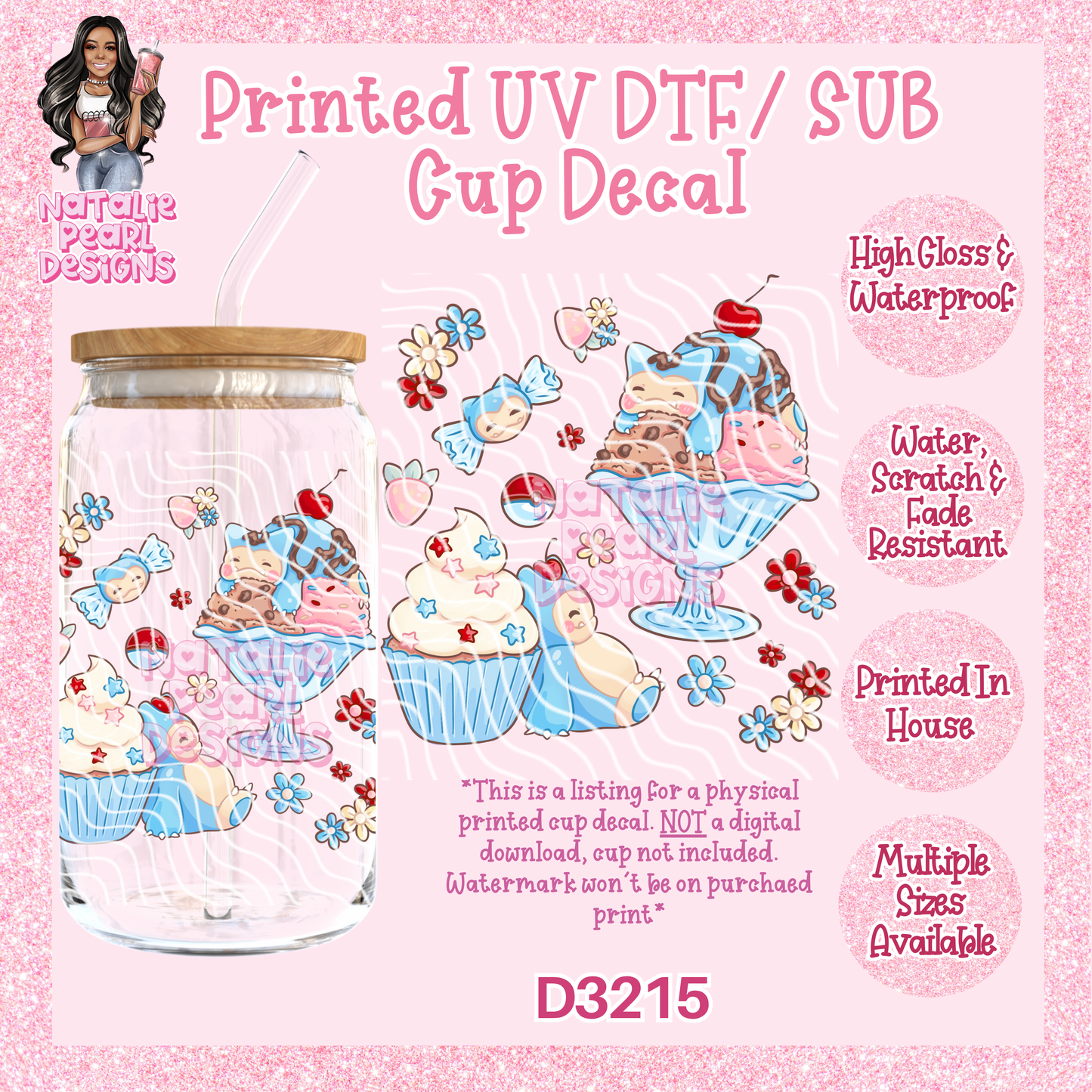 D3215 UV DTF/Sub Decal