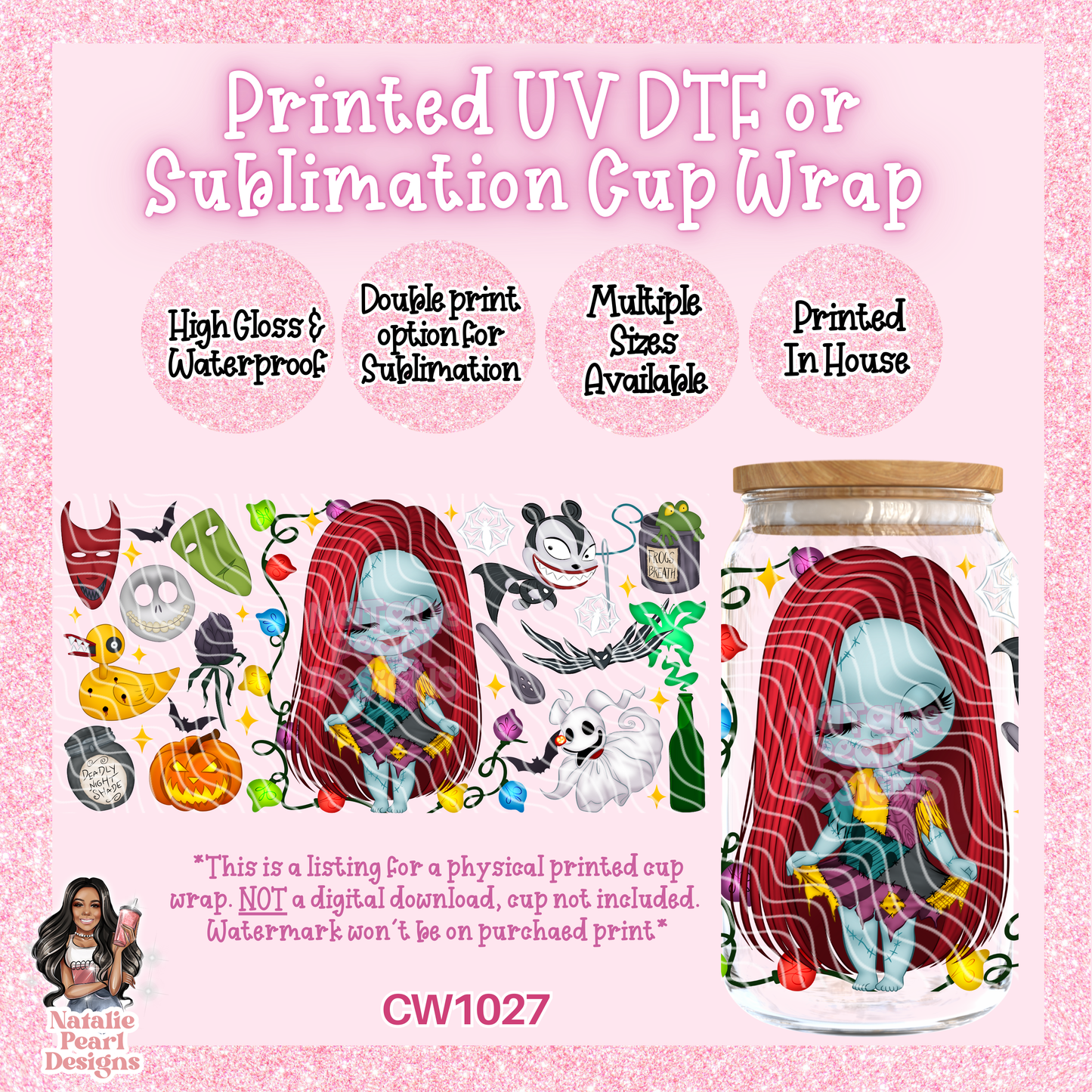 CW1027 UV DTF/SUB Cup Wrap