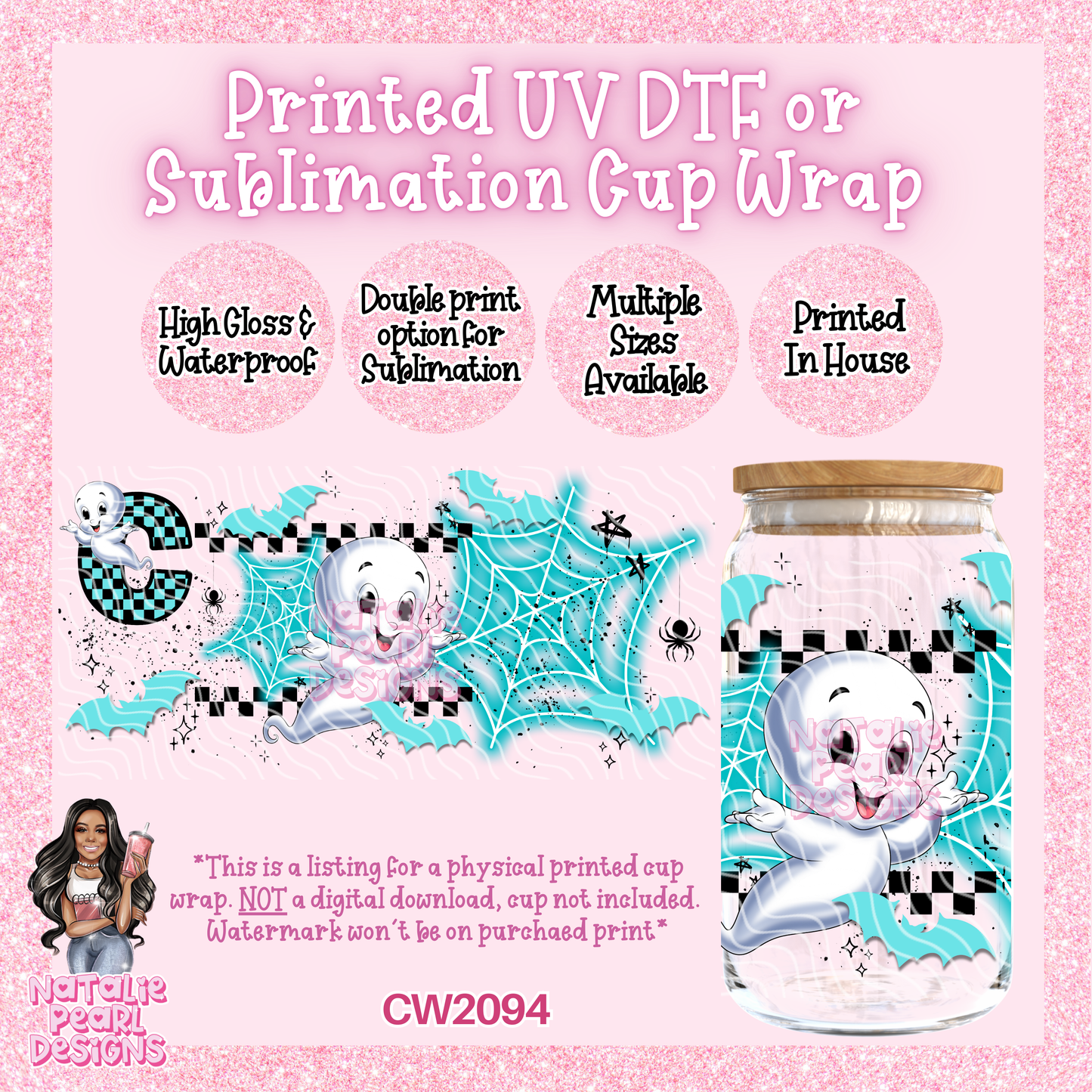CW2094 UV DTF/SUB Cup Wraps