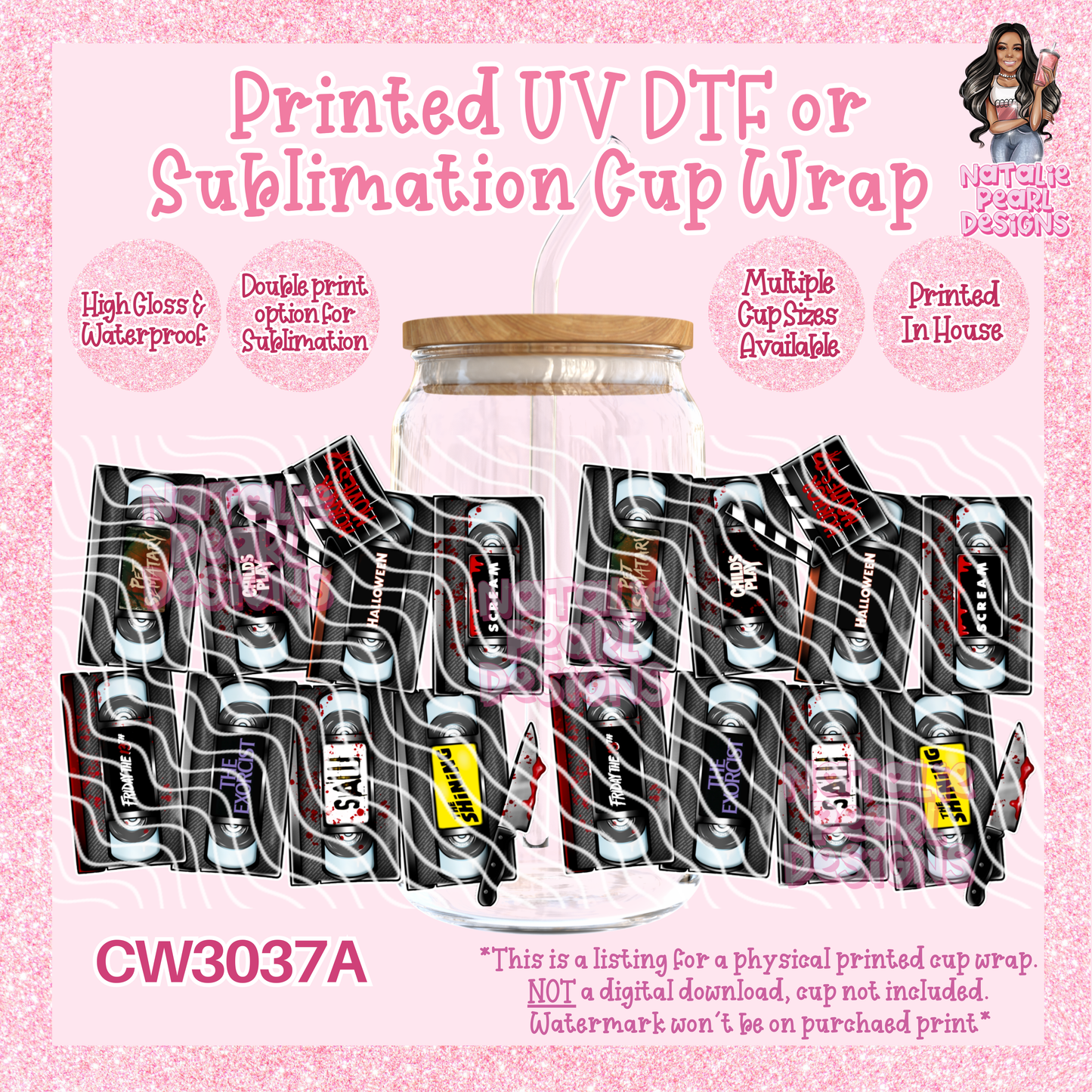 CW3037A UV DTF/SUB Cup Wraps