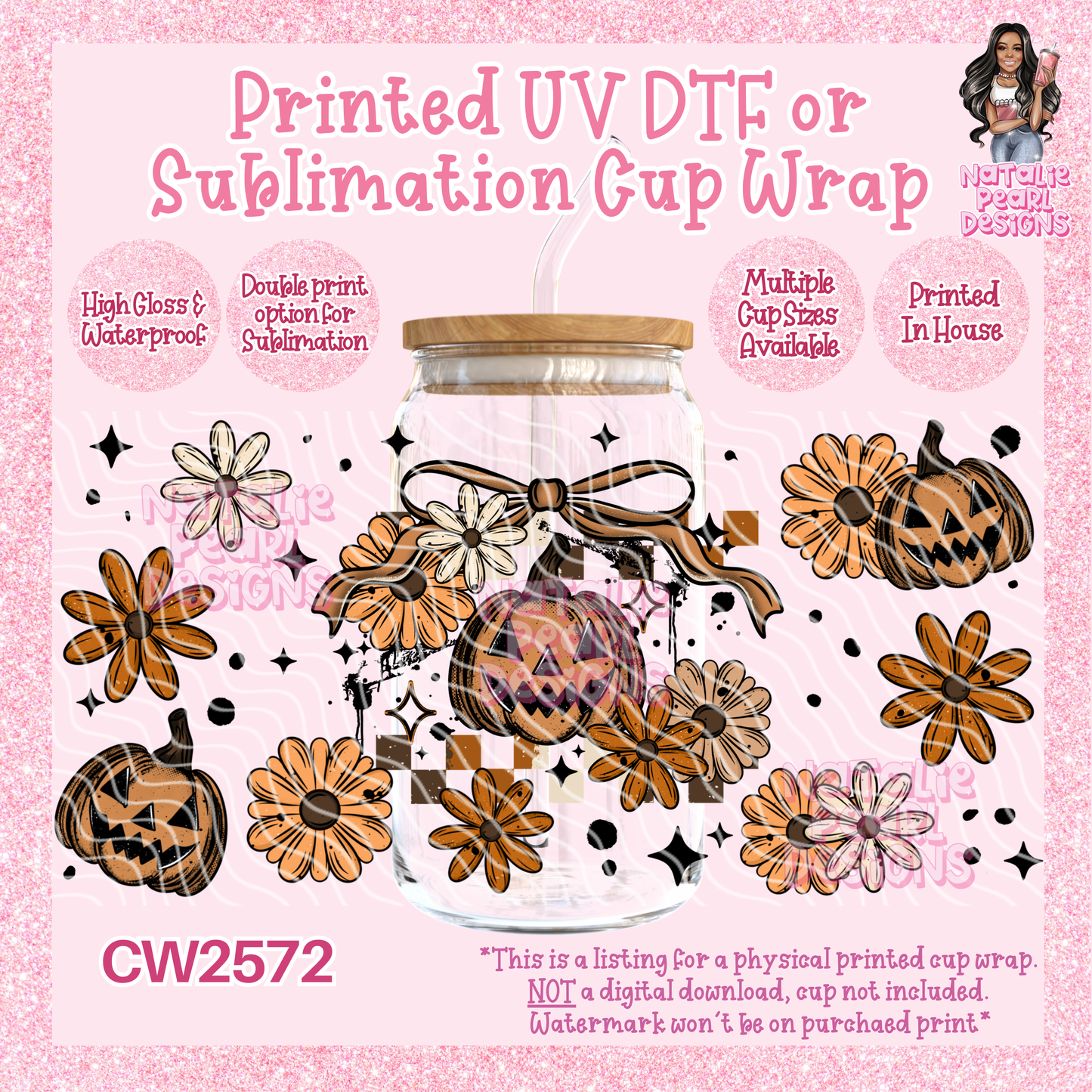CW2572 UV DTF/SUB Cup Wraps