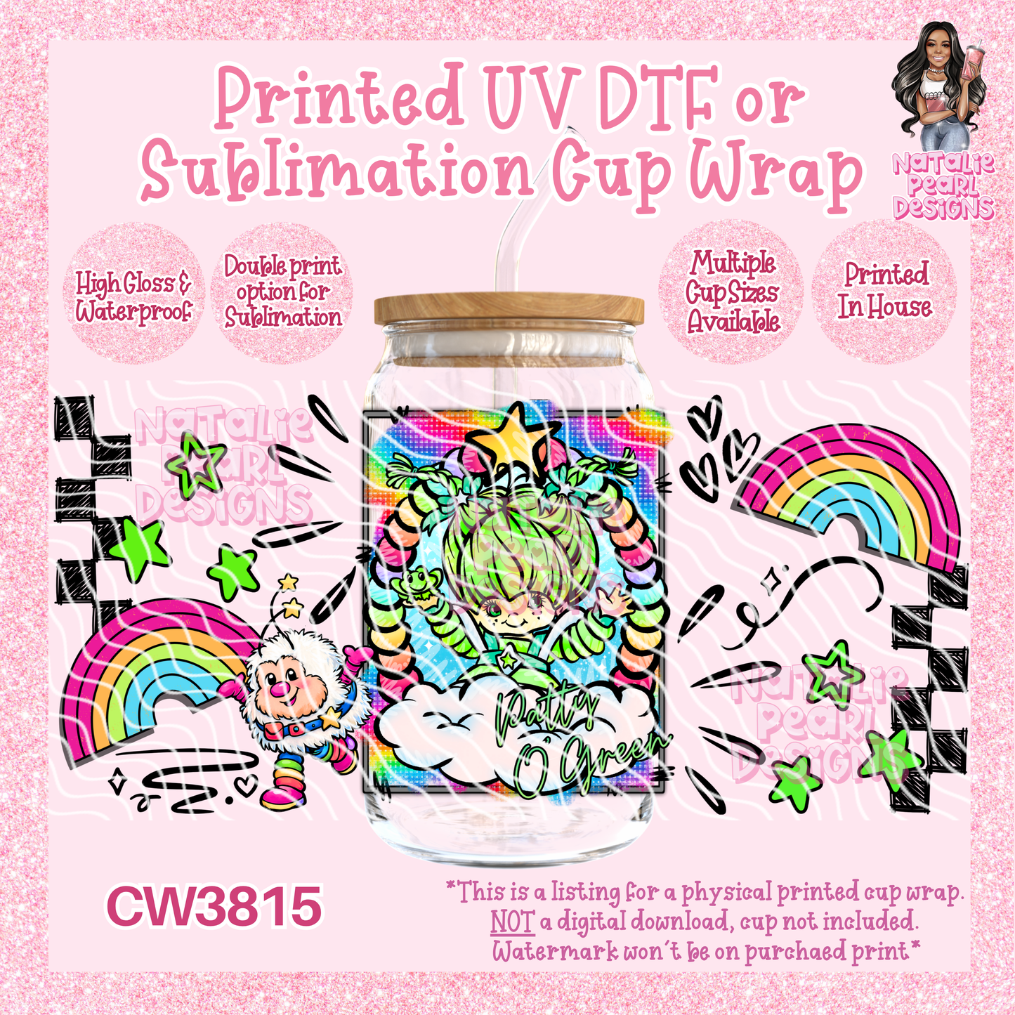 CW3815 UV DTF/SUB Cup Wraps