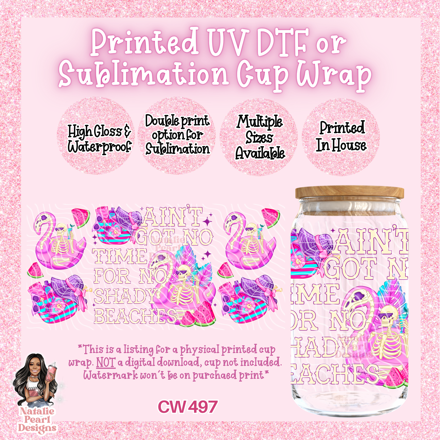 CW497 UV DTF/SUB Cup Wrap