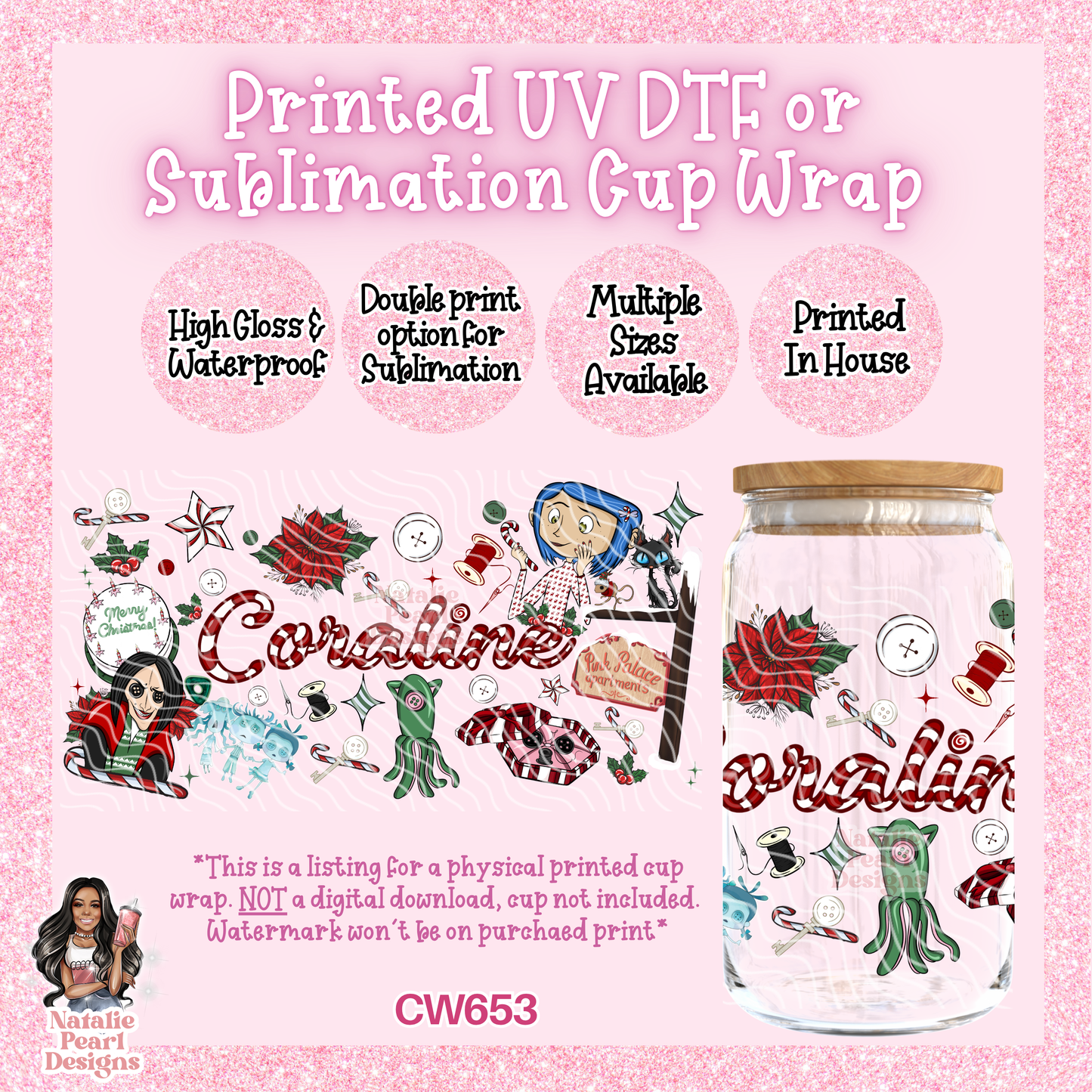 CW653 UV DTF/SUB Cup Wrap