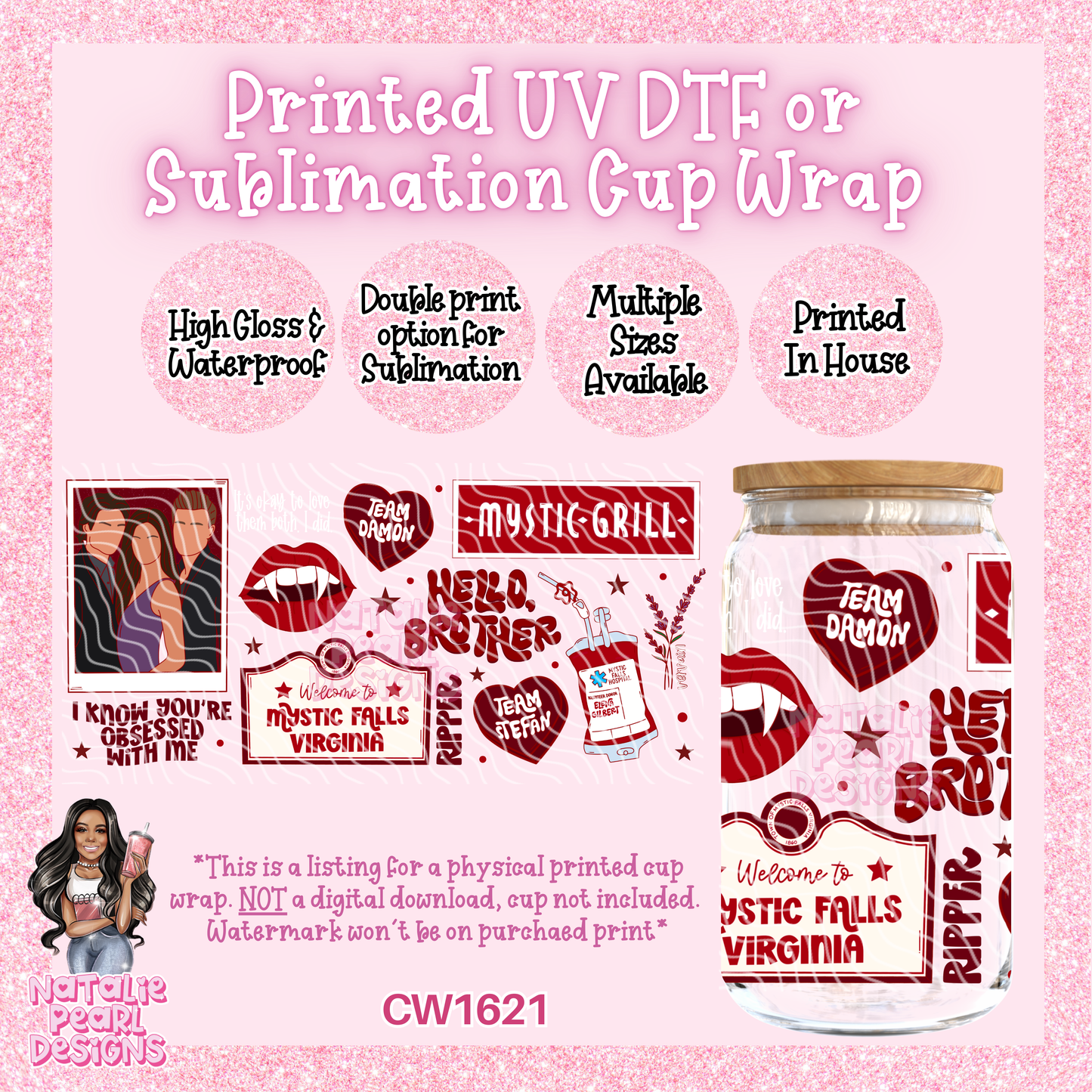 CW1621 UV DTF/SUB Cup Wraps