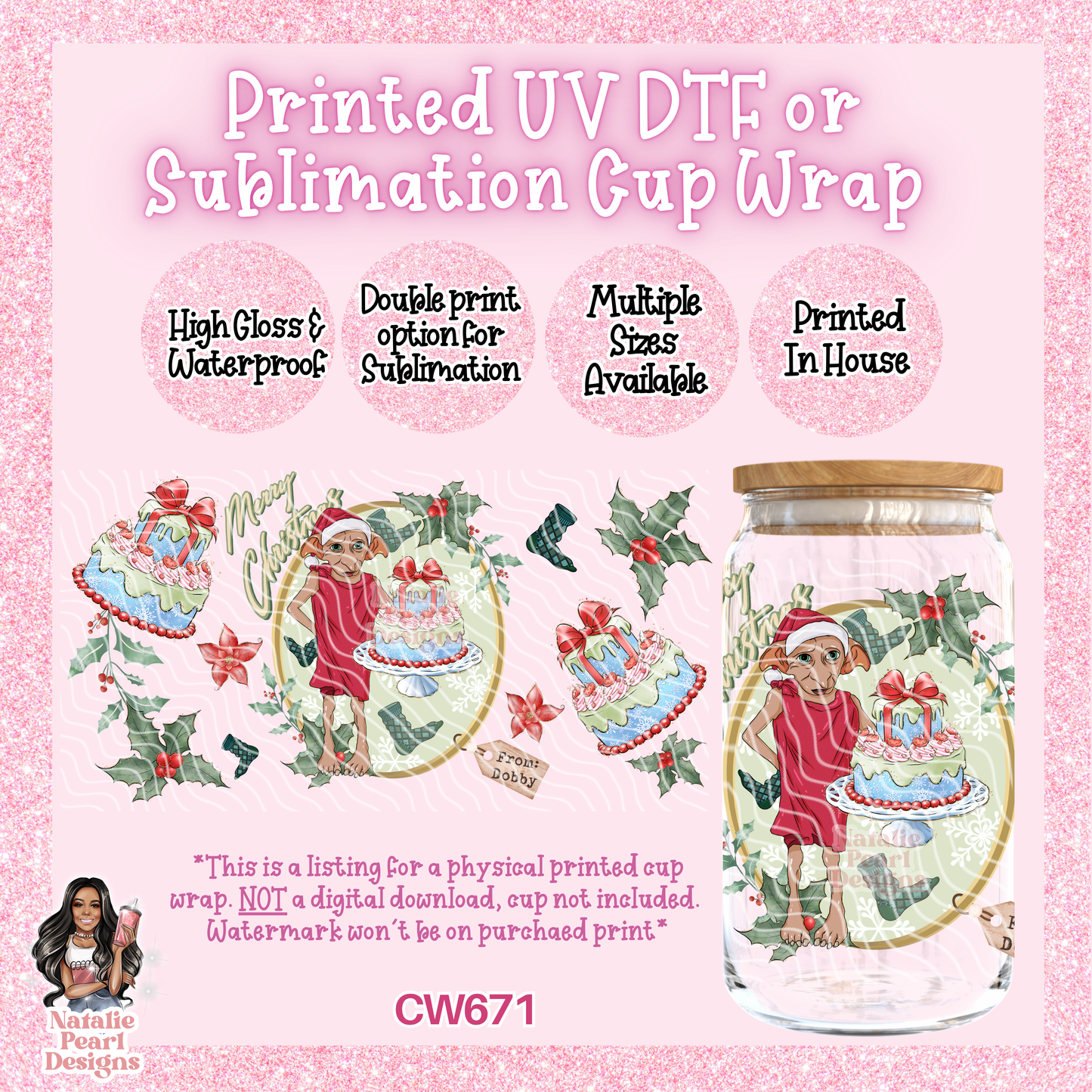 CW671 UV DTF/SUB Cup Wrap