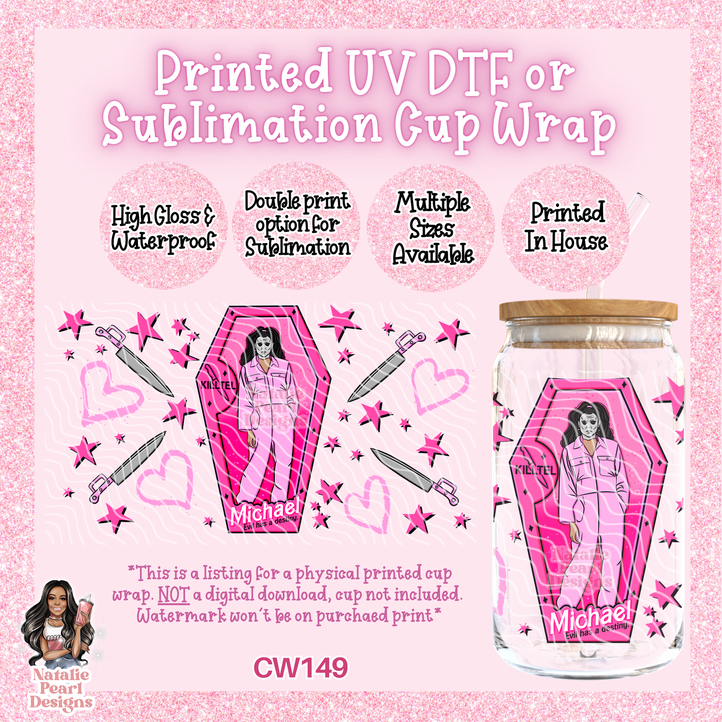 CW149 UV DTF/SUB Cup Wrap