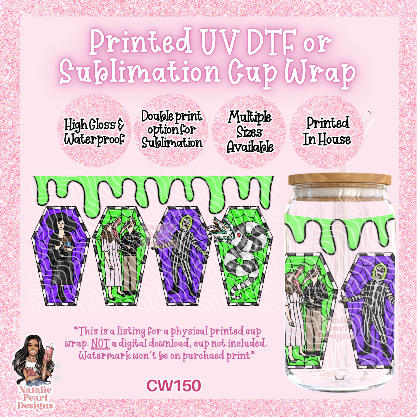 CW150 UV DTF/SUB Cup Wrap