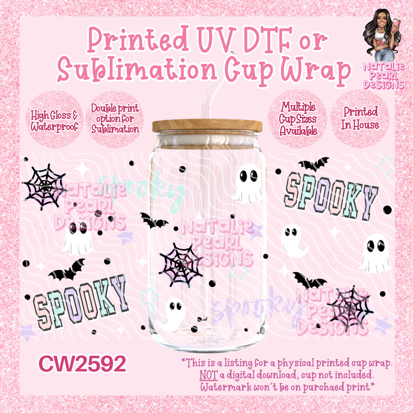 CW2592 UV DTF/SUB Cup Wraps