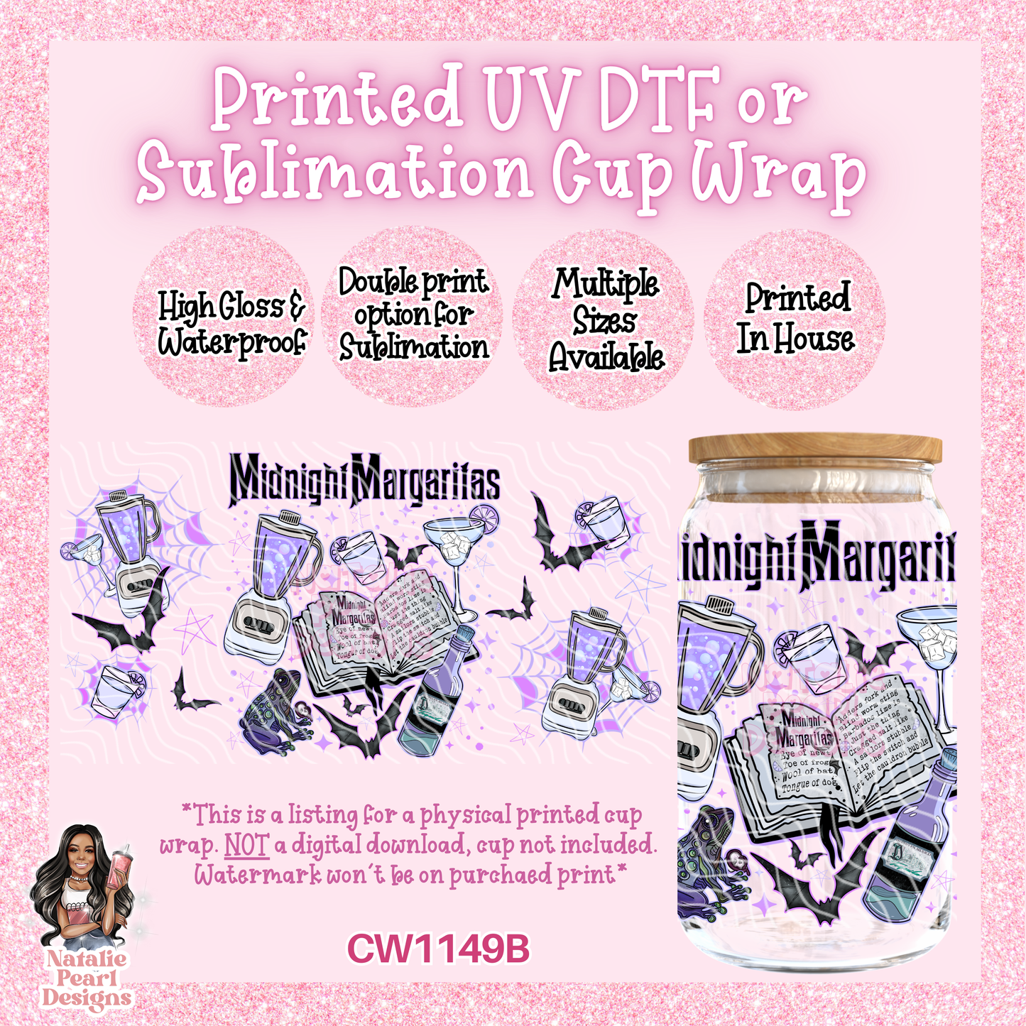 CW1149B UV DTF/SUB Cup Wrap