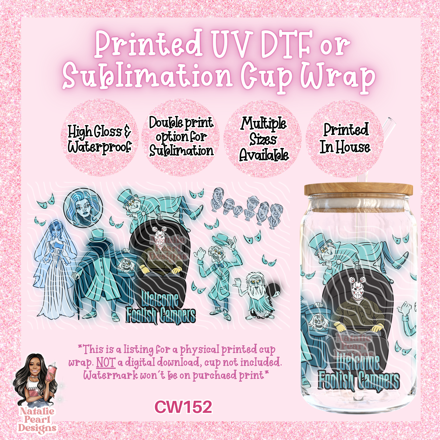 CW152 UV DTF/SUB Cup Wrap