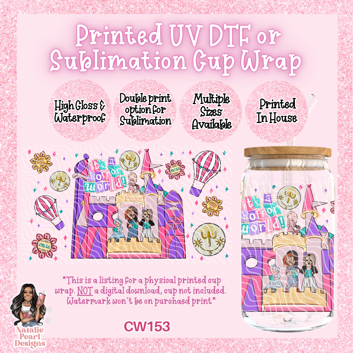 CW153 UV DTF/SUB Cup Wrap