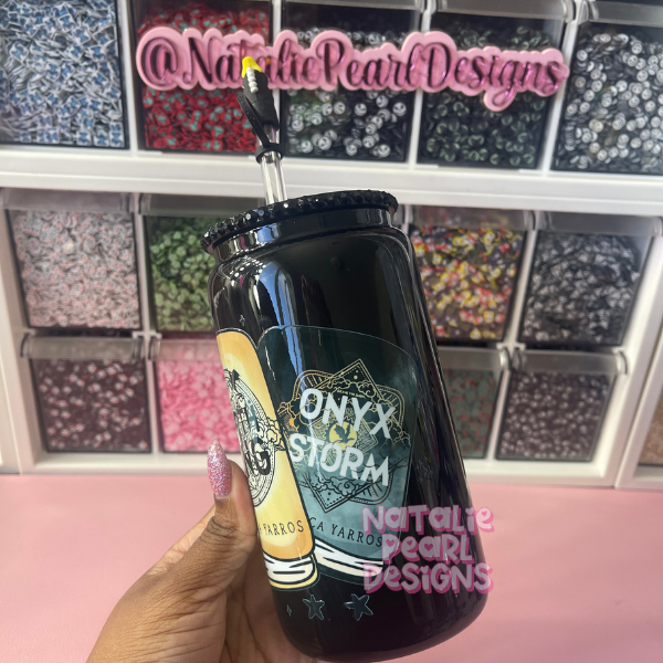 Fourth Wing Bookish Glass Can