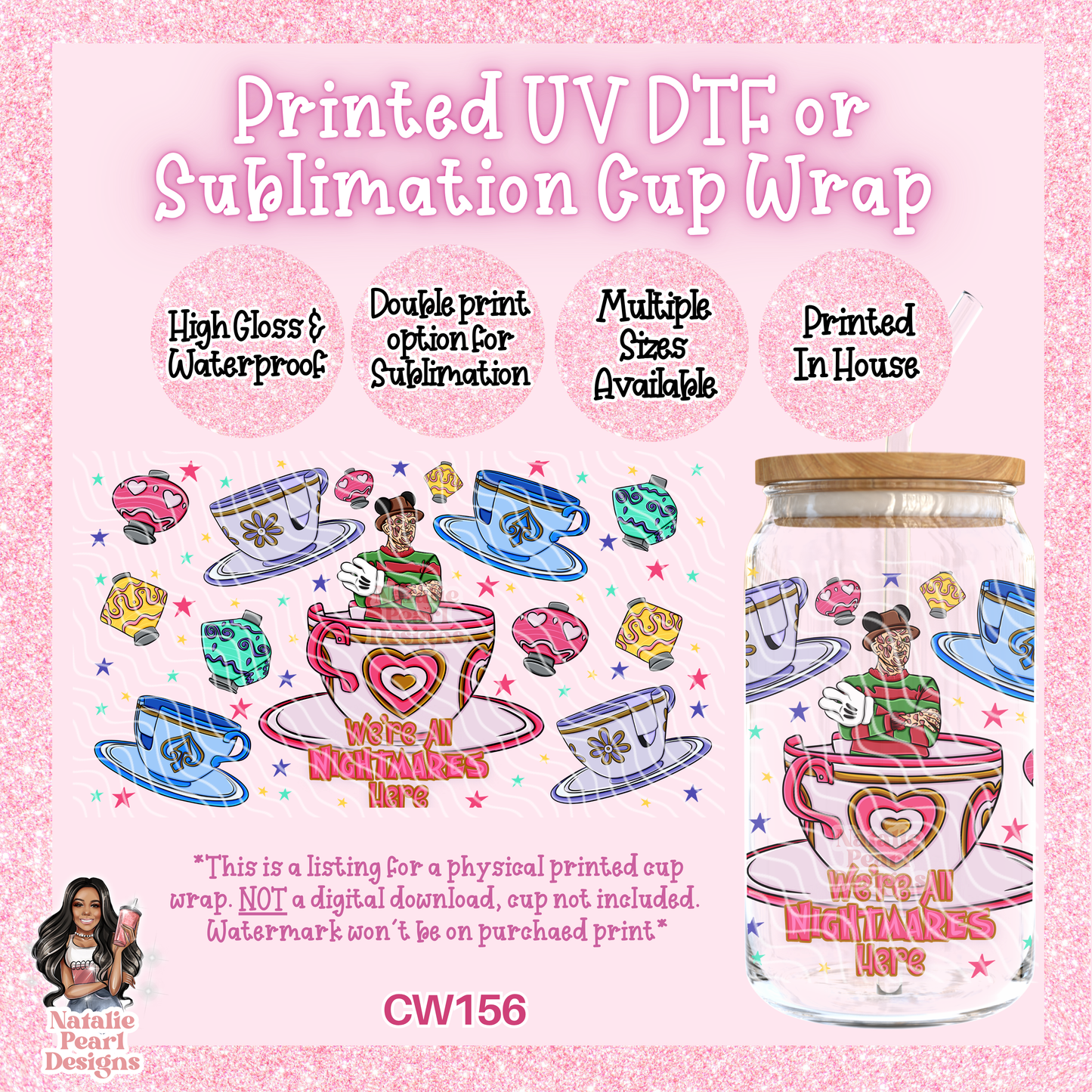 CW156 UV DTF/SUB Cup Wrap
