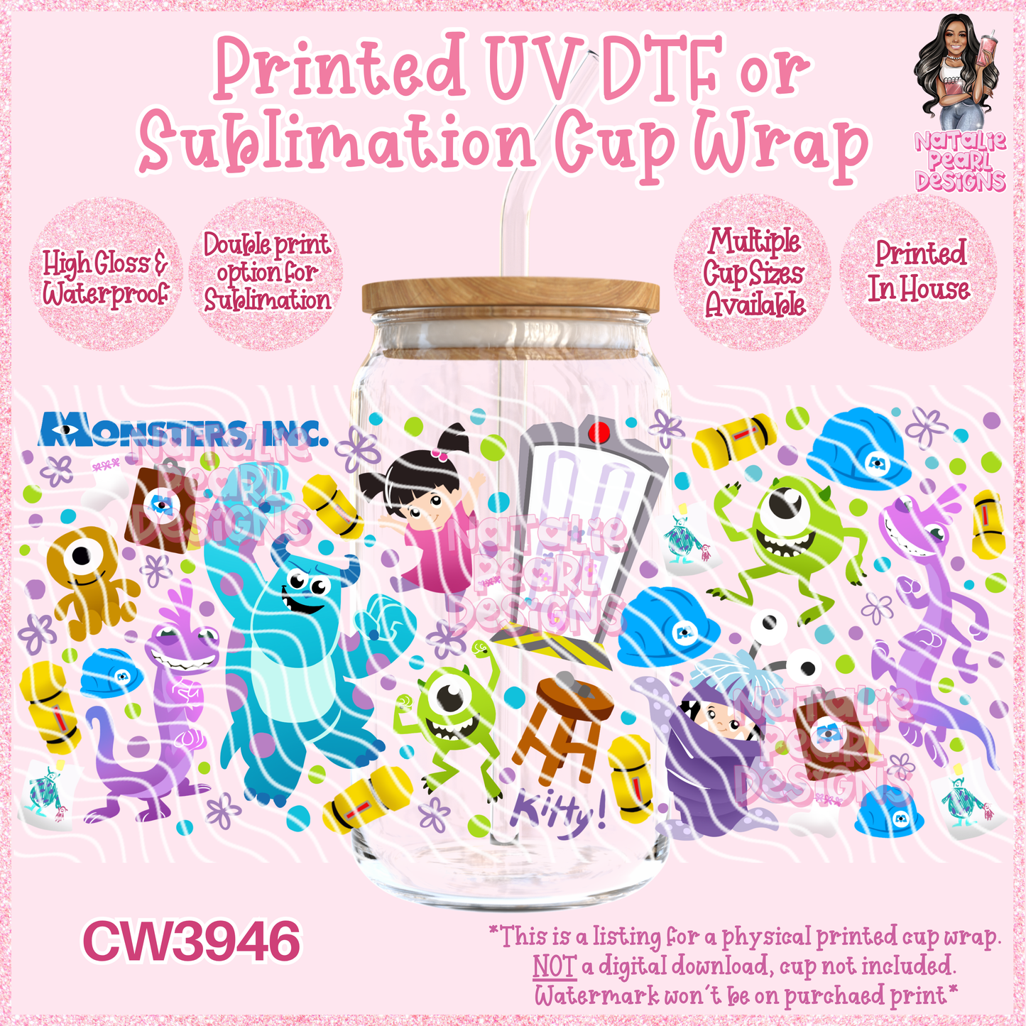 CW3946 UV DTF/SUB Cup Wraps