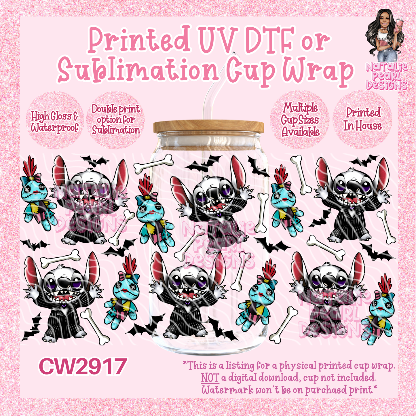 CW2917 UV DTF/SUB Cup Wraps