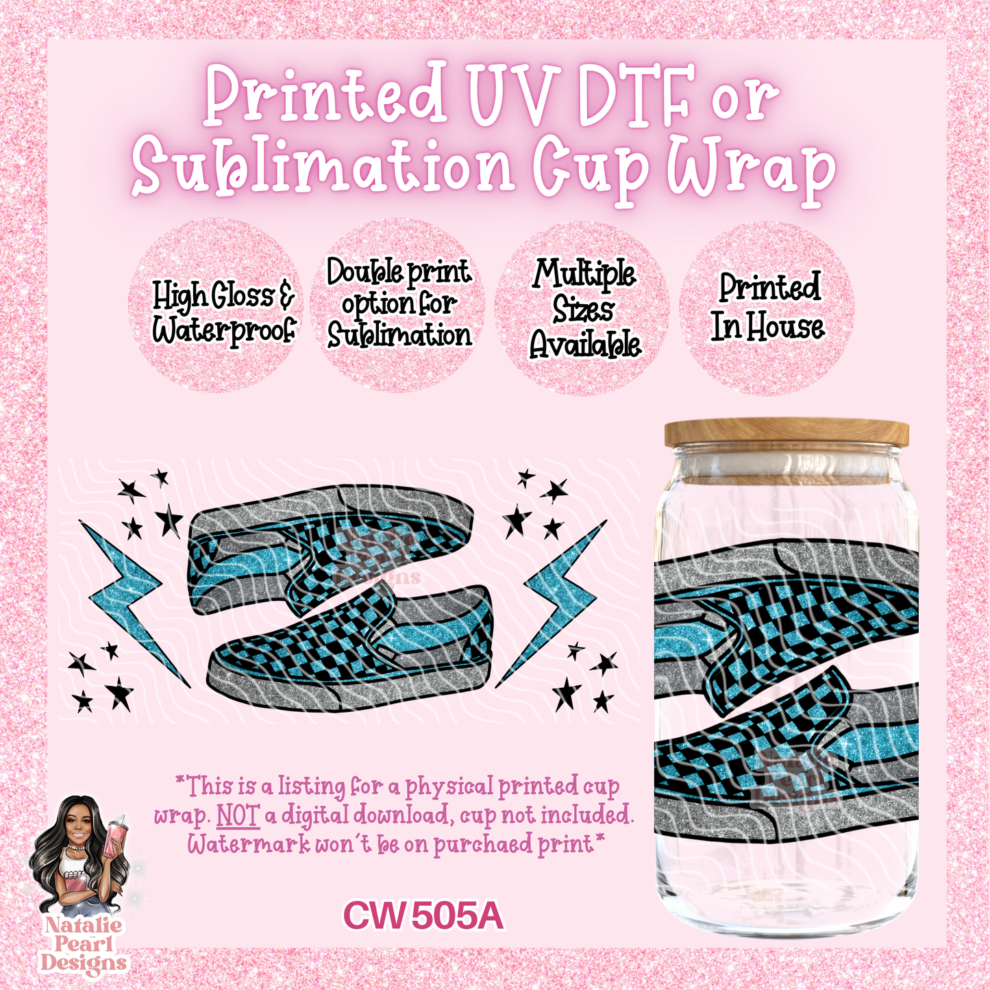 CW505A UV DTF/SUB Cup Wrap