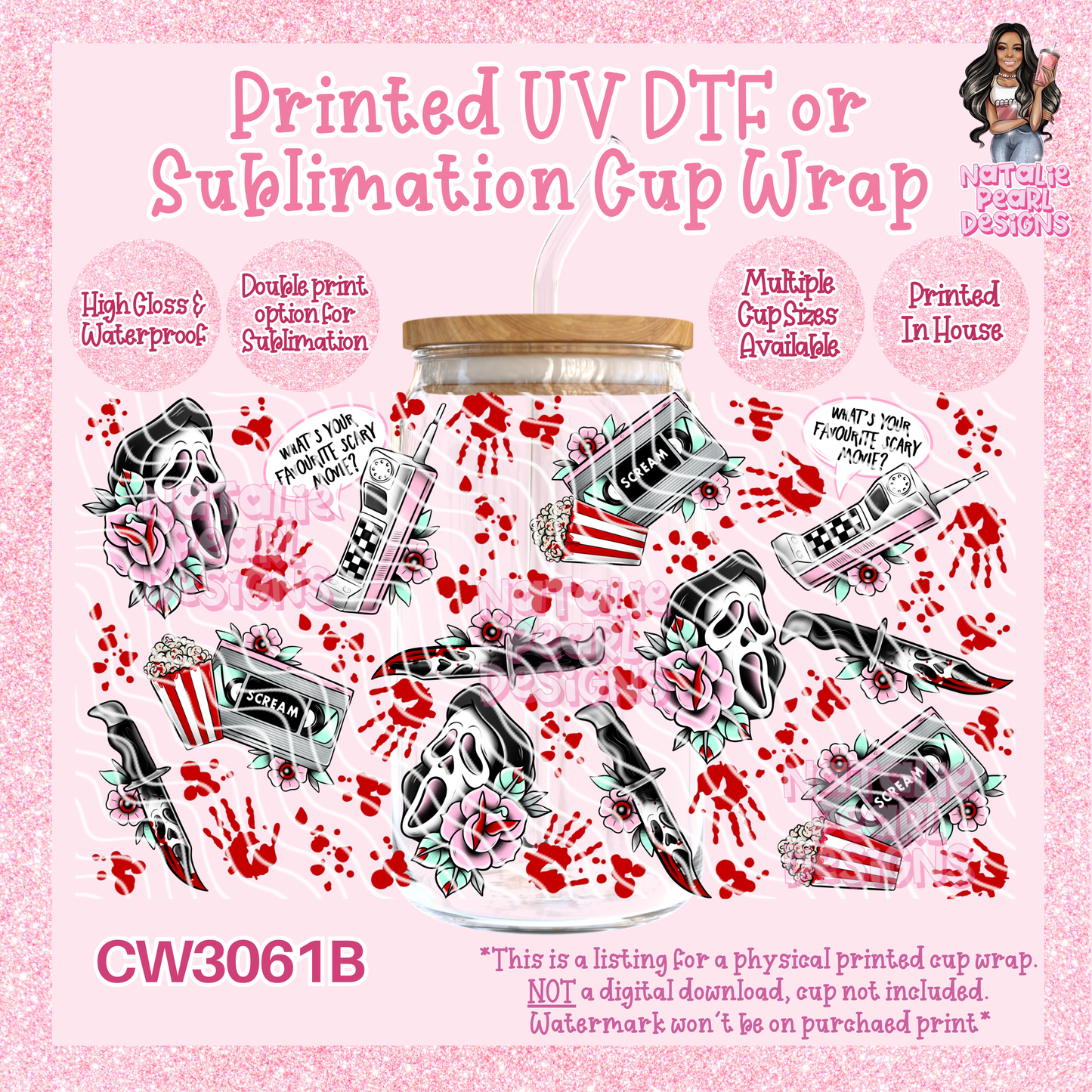 CW3061B UV DTF/SUB Cup Wraps