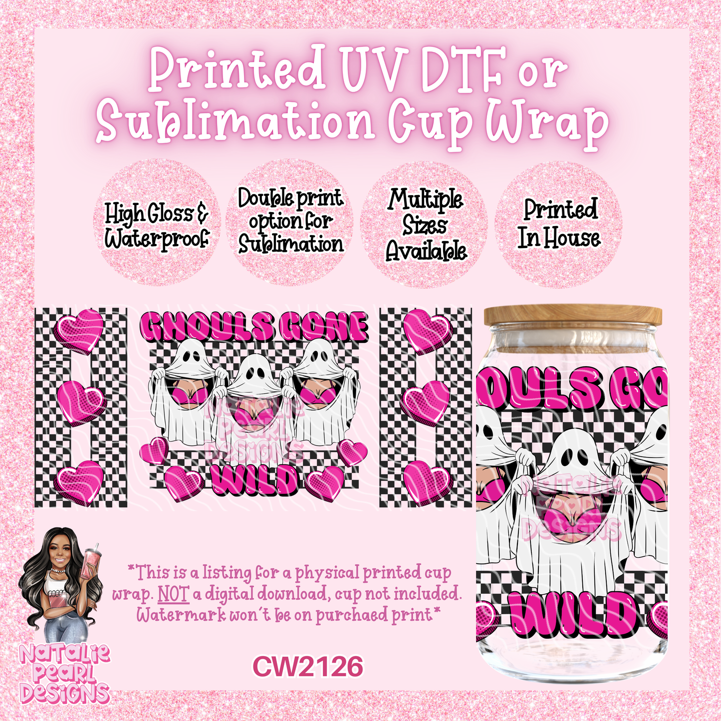 CW2126 UV DTF/SUB Cup Wraps