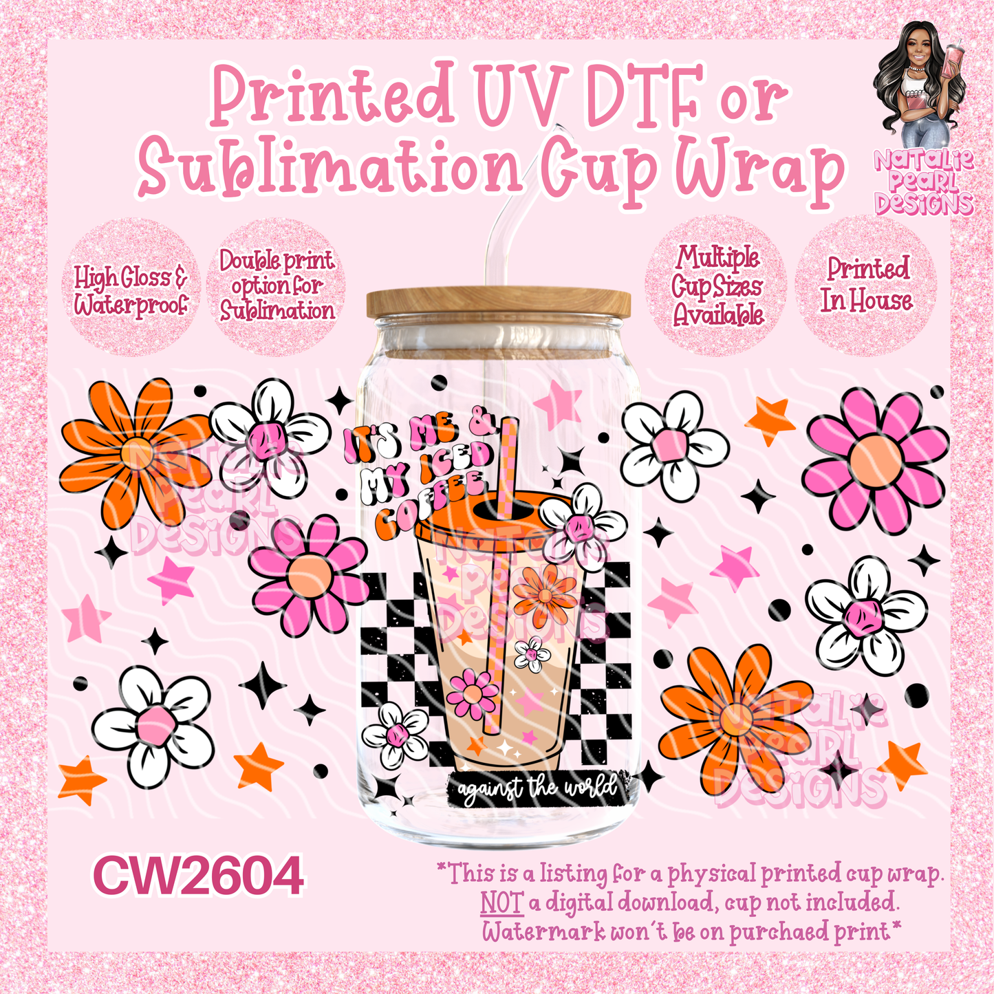 CW2604 UV DTF/SUB Cup Wraps